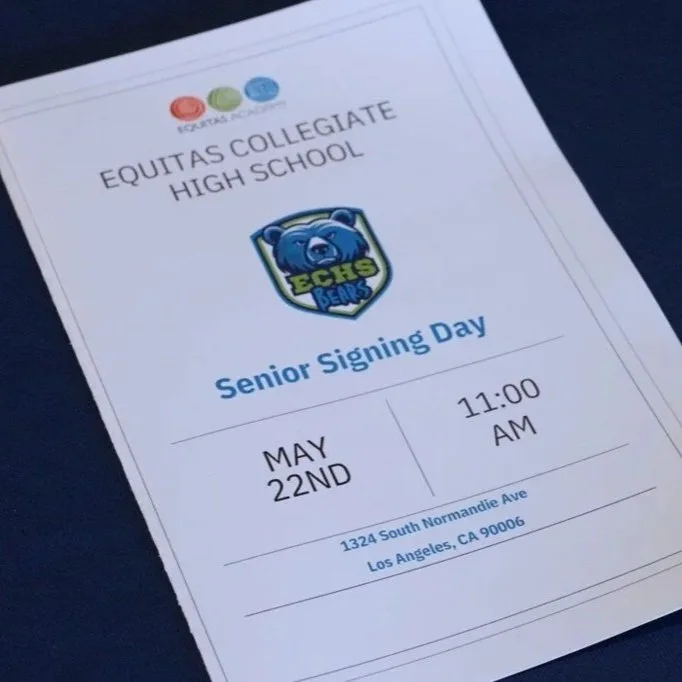 Equitas Collegiate High School - Senior Signing Day