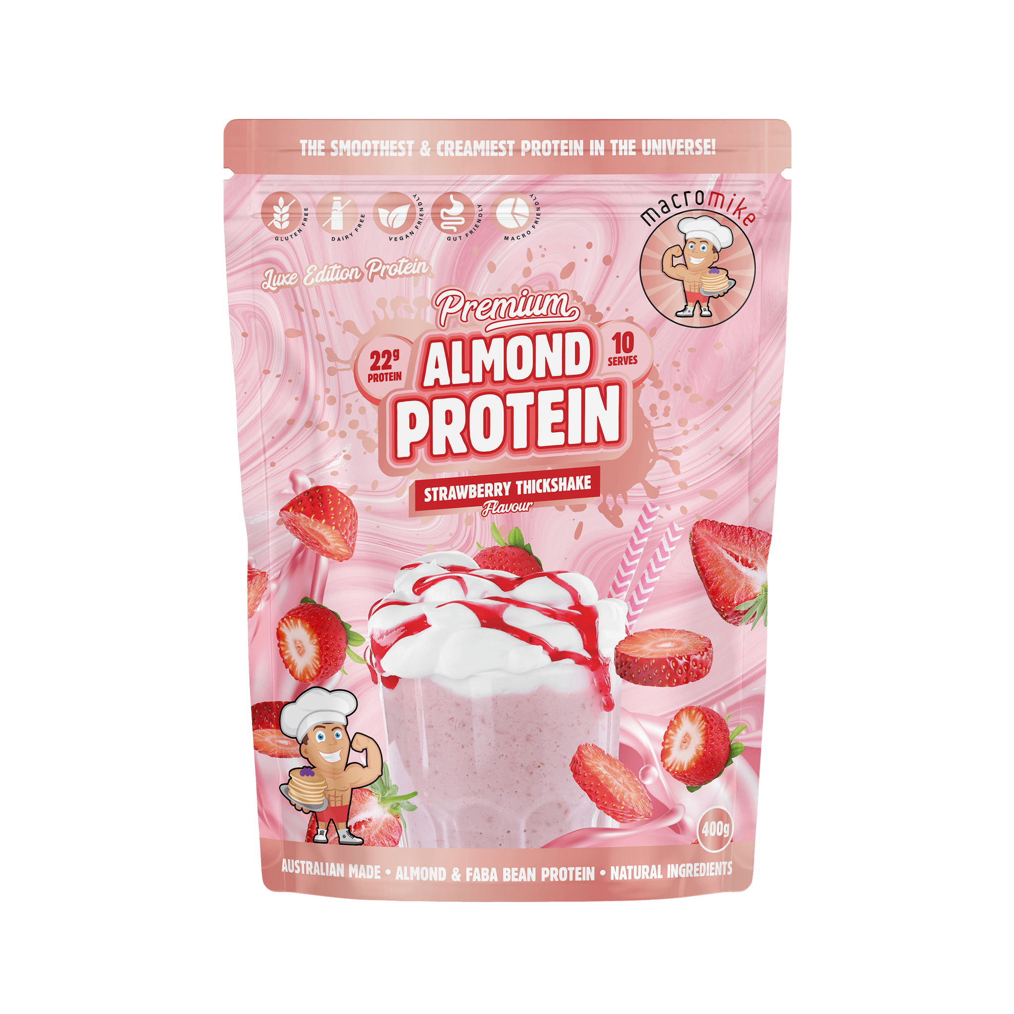 Protein Almond_Strawberry Thickshake_LUXE_Bag 400g_RENDER_FRONT.png