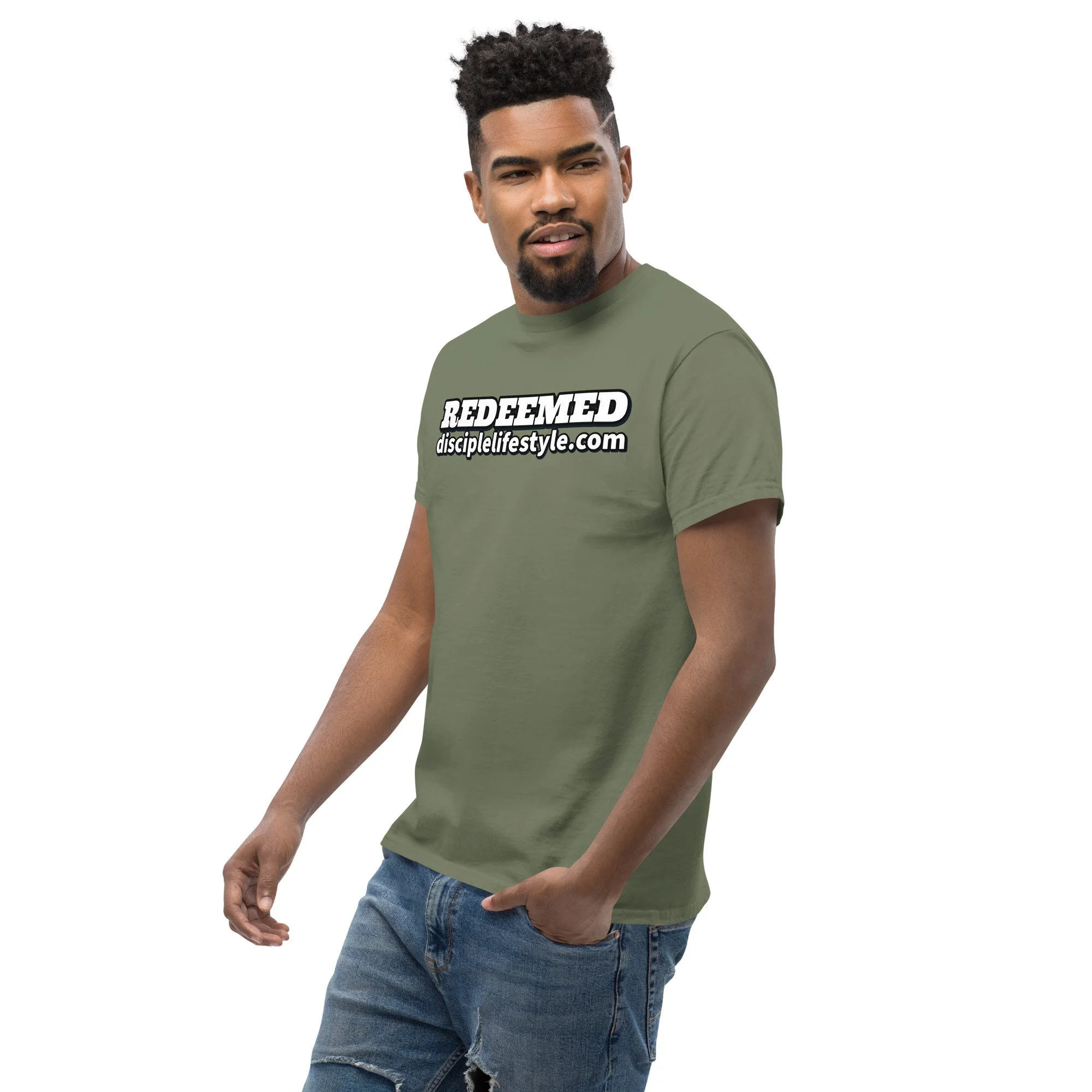 unisex-classic-tee-military-green-left-front-66a423601beec.jpg
