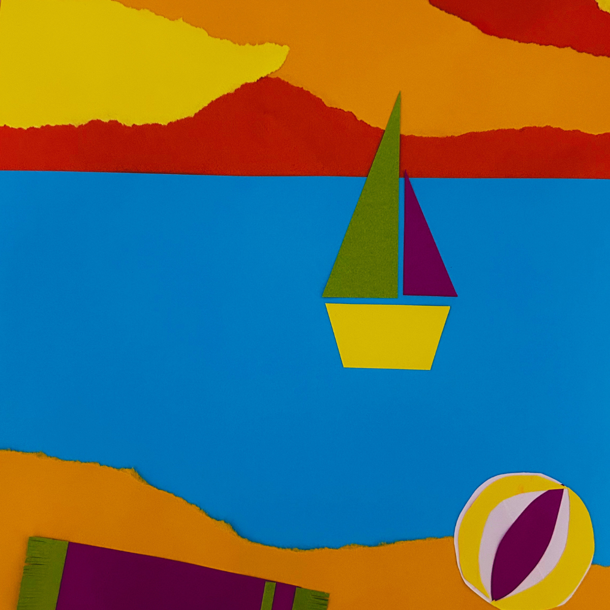 SHAPE - COLOURFUL LANDSCAPE COLLAGE