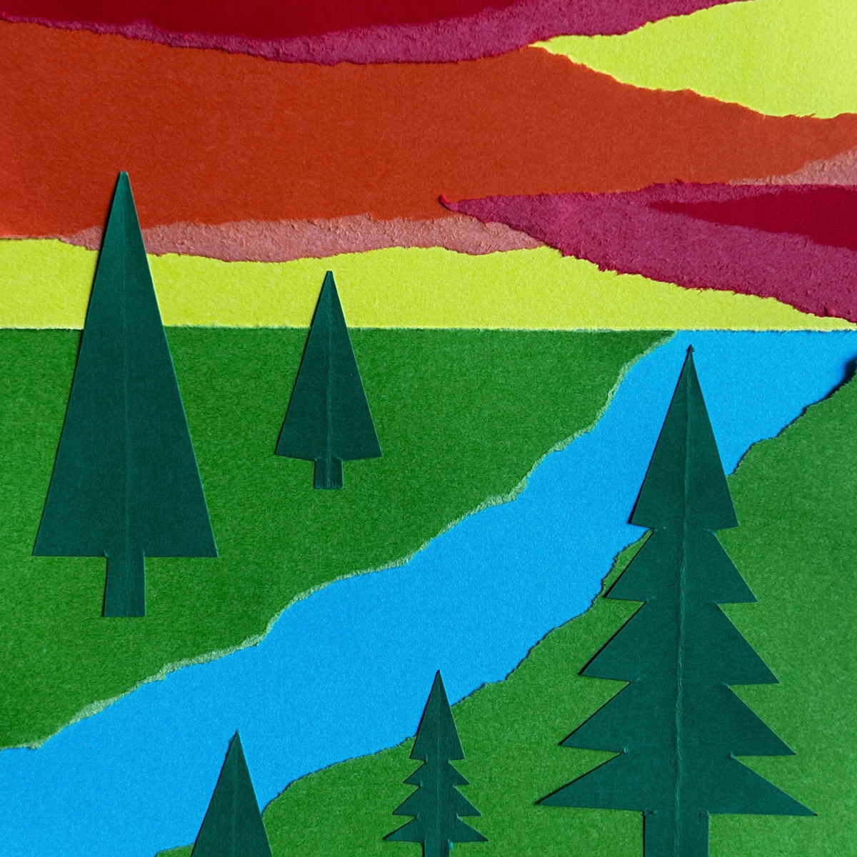 Luscious Paper Landscapes