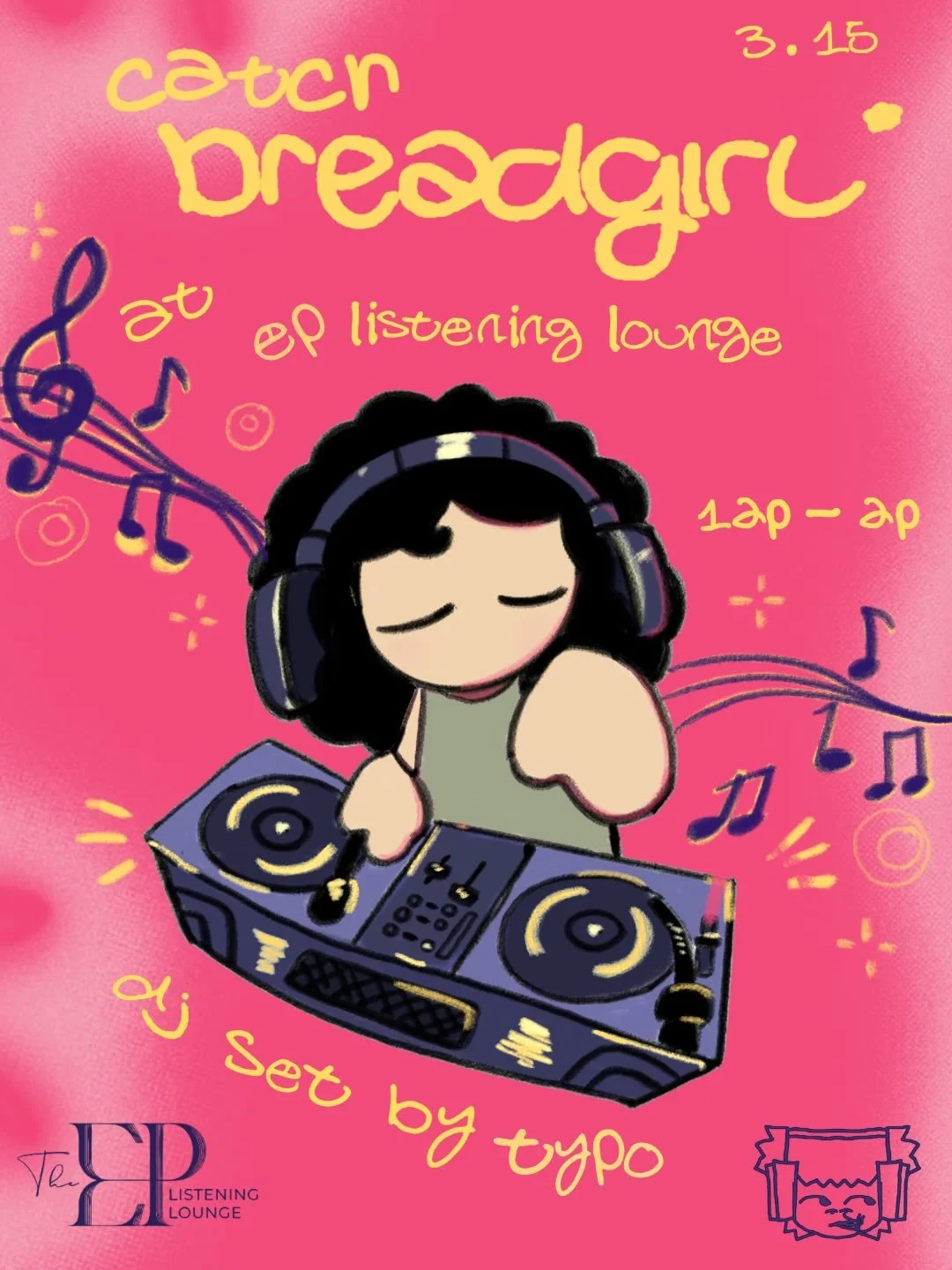 ⨾𓍢ִ໋🎧ྀི.˚HAIIII GUYS ! CATCH BG* at EP !  We&rsquo;ve missed you so much&thinsp;
&thinsp;
Come by @epcoffeelounge this sunday for pastries with a house/techno set by @gavtn *.✩&thinsp;&thinsp;&thinsp;
&thinsp;&thinsp;&thinsp;
grab a vinyl record, s