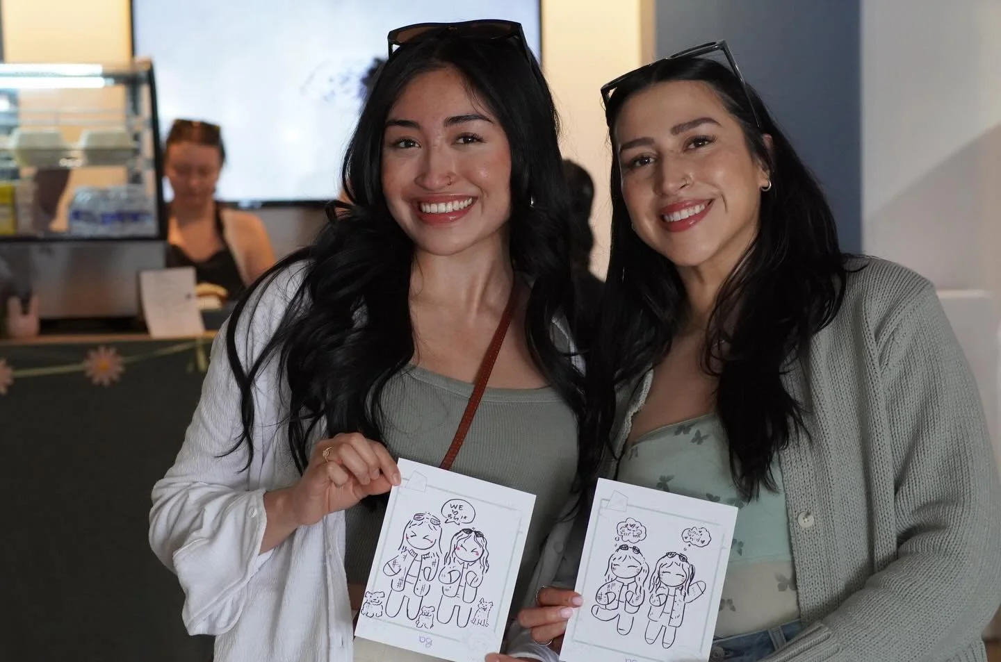 breadgirl* at rancho was a blast ⭐️ it was such an incredible experience being inside the @renomaycenter for a day and having the bg* drawing booth 🩷