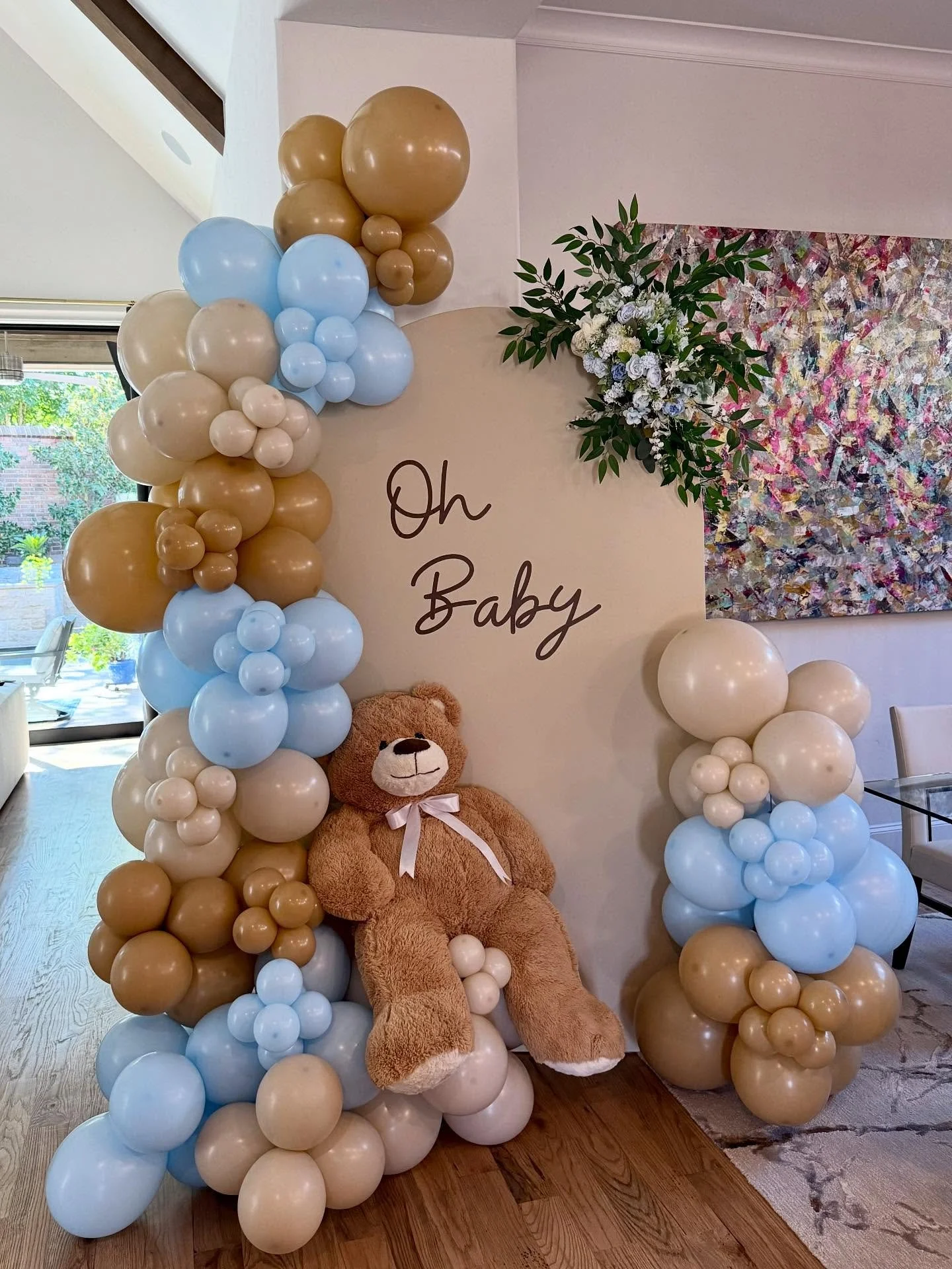 🧸✨🩵

#dfw #dfwballoons #dfwballoonartist #backdrop #balloondecor #tuftex #sempertex #balloongarland #balloonbackdrop #ntx #partyrentals #dfwevents #plano #planotx #babyshower #babyshowerballoons #babyshowerbackdrop #wecanbearlywait #teddybear #baby