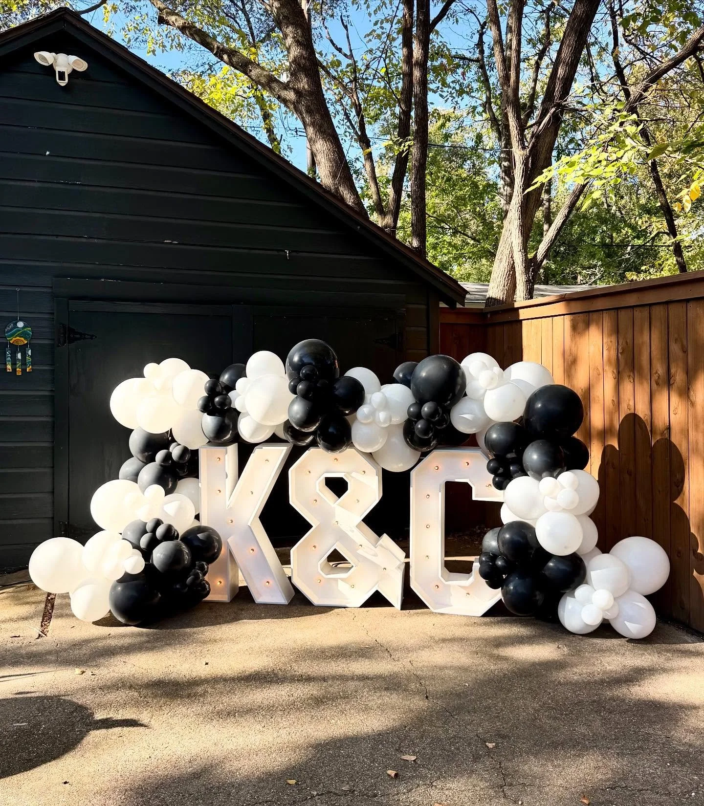 Spooky engagement party to close out Halloween season 🖤👻