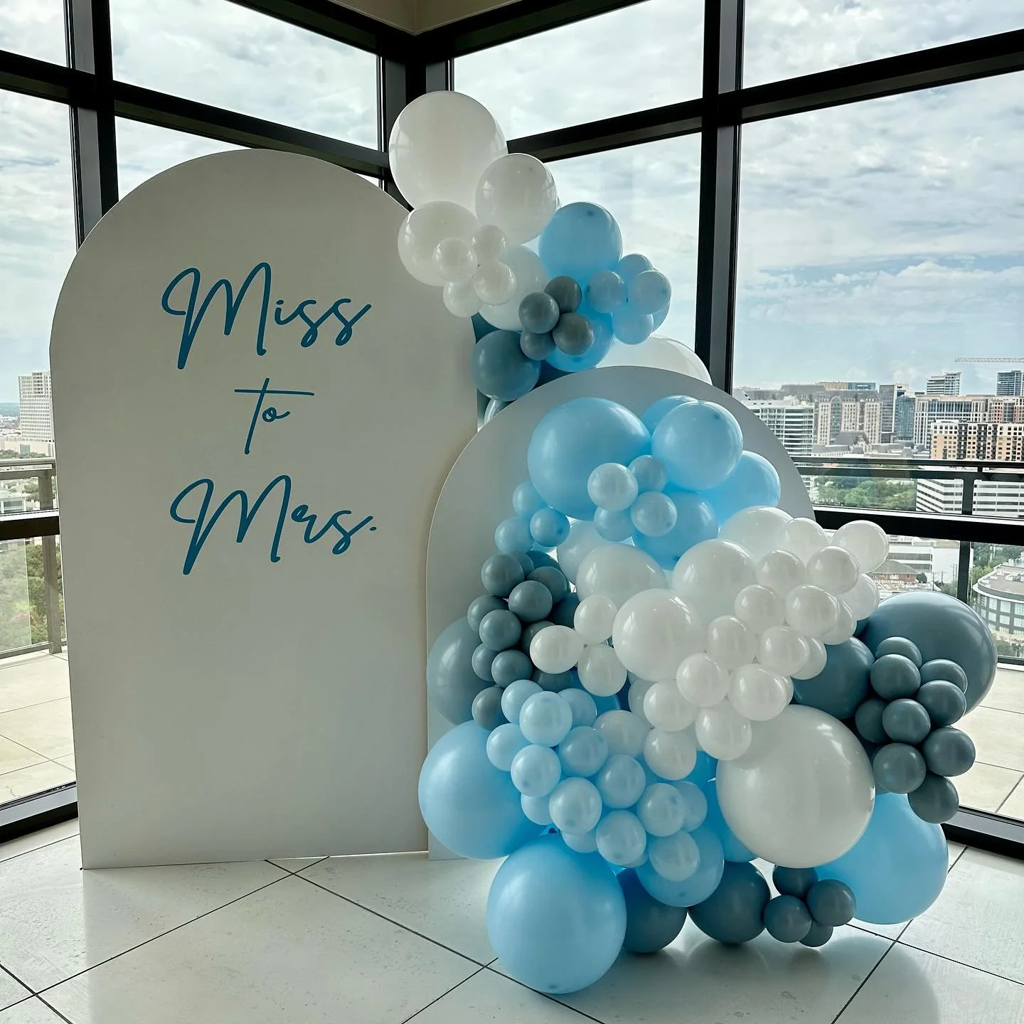 7x4 wood arch backdrop with vinyl, 5 ft open arch backdrop and 10-12 ft balloon garland