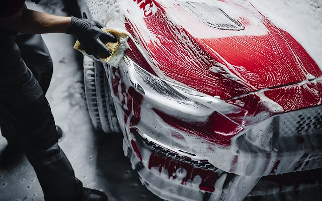 Scenic landscape of a large turquoise lake surrounded by rolling green hills and tall mountains under a cloudy sky.