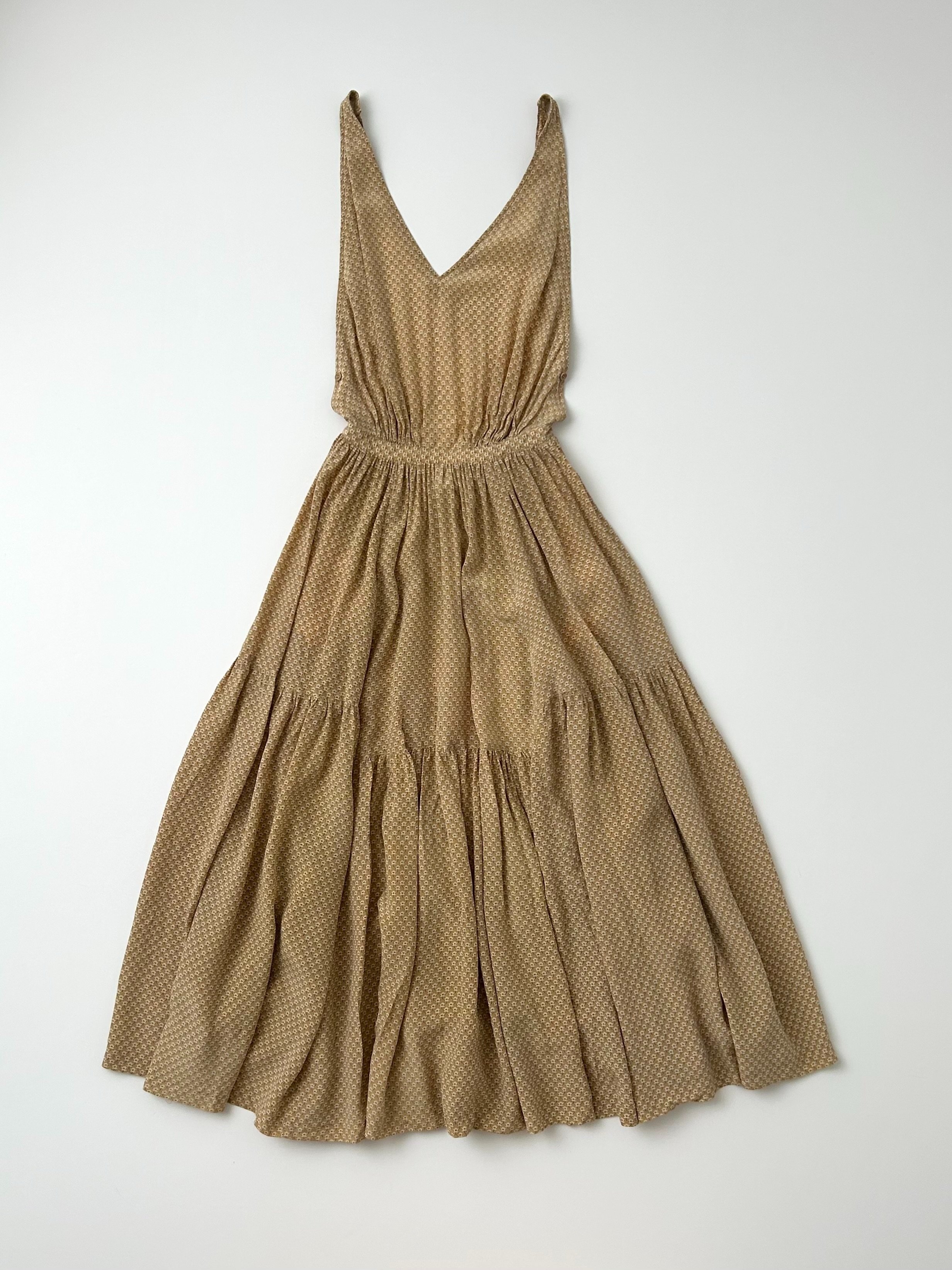 silk pinafore