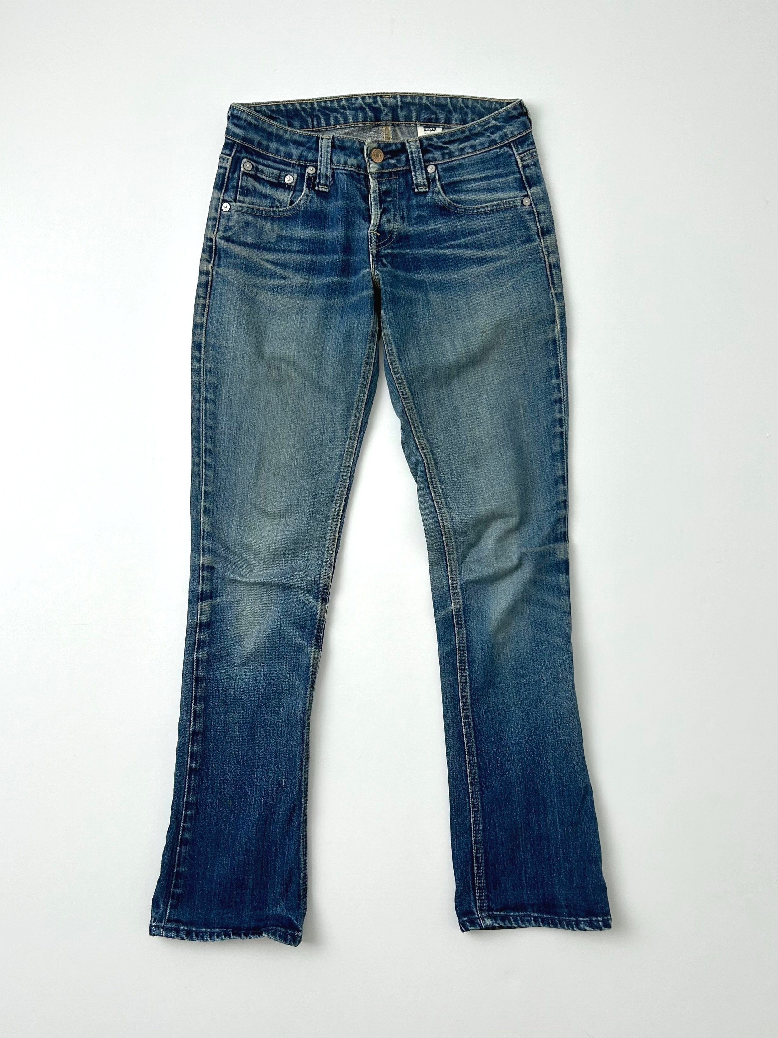 Vintage Y2K worn in low rise bootcut Levi’s