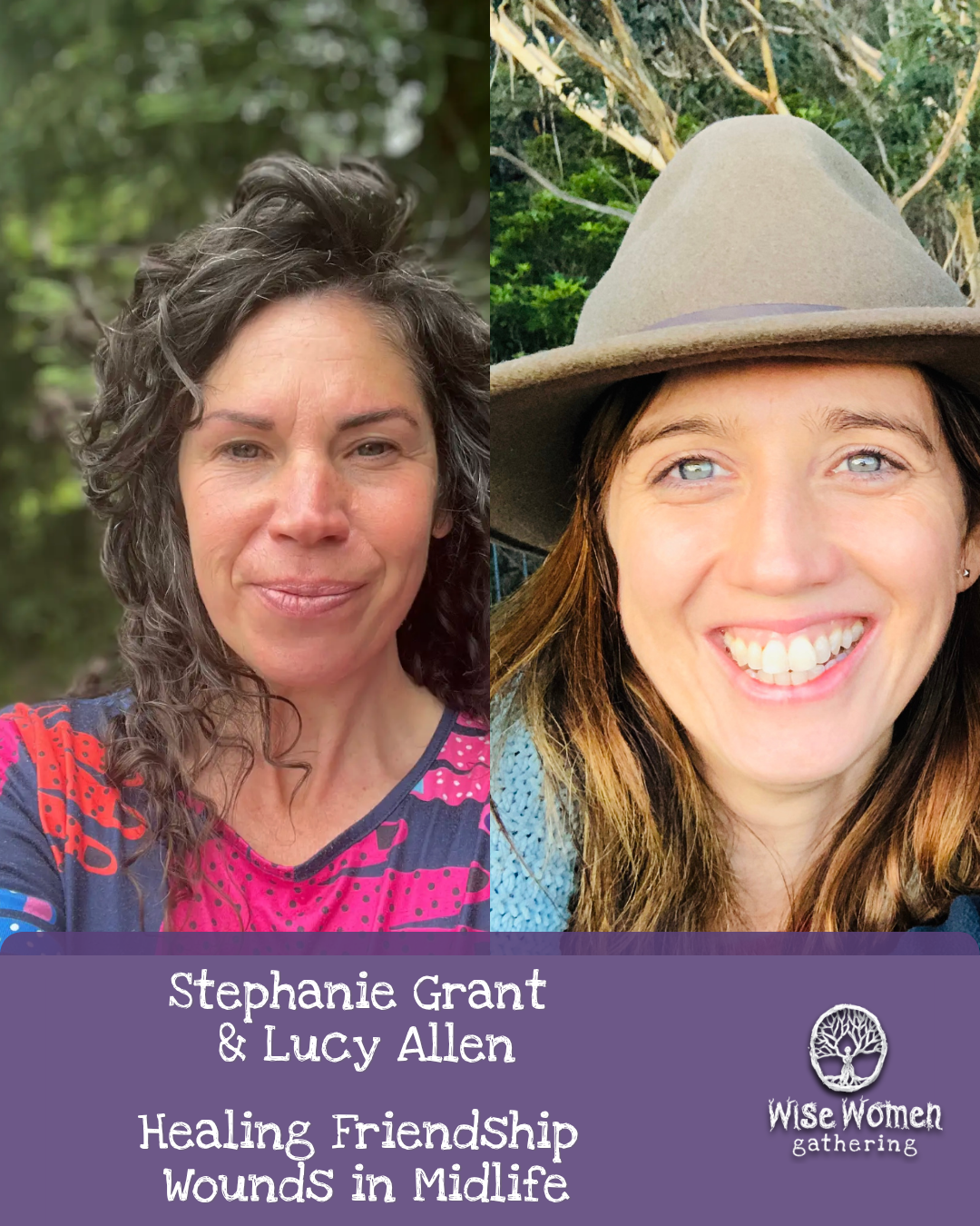 24th August ~ The Spell of Sisterhood: Healing Friendship Wounds in Midlife with Stephanie Grant and Lucy Allen