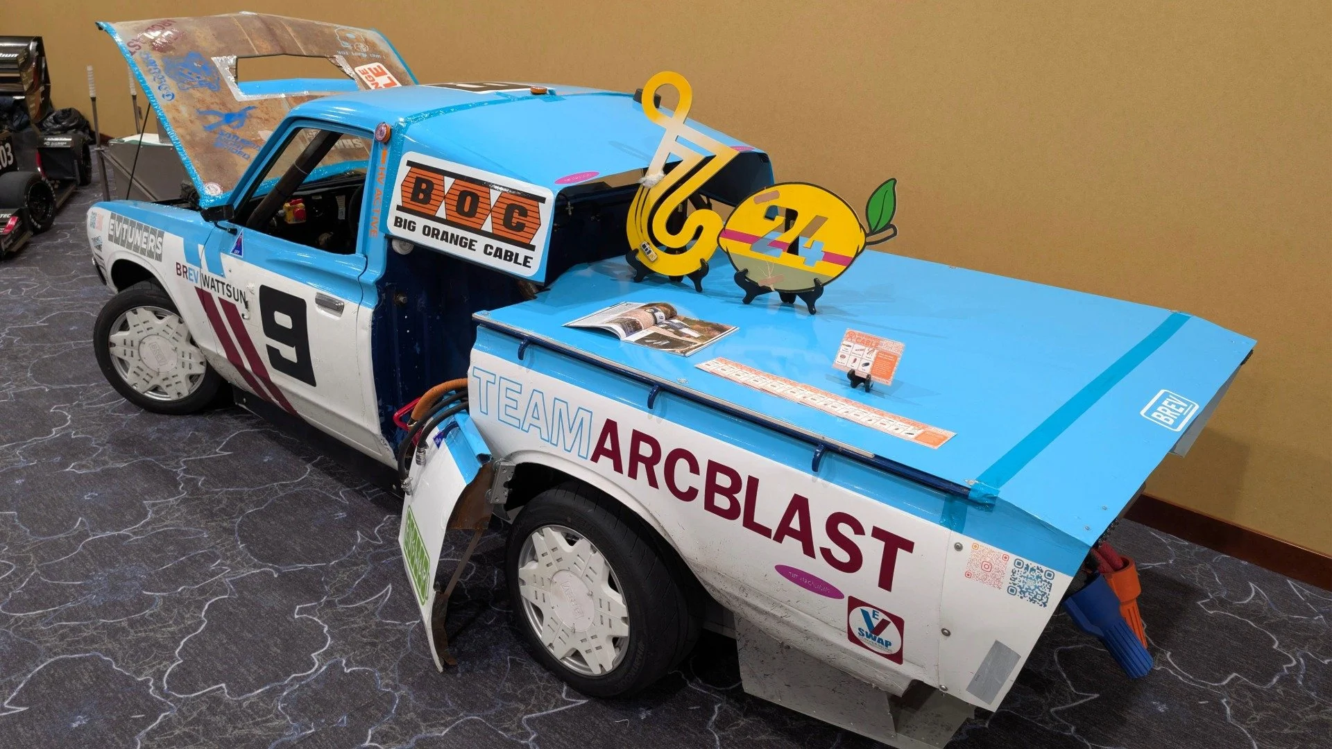 Award Winning 1976 Datsun shown at PRI show