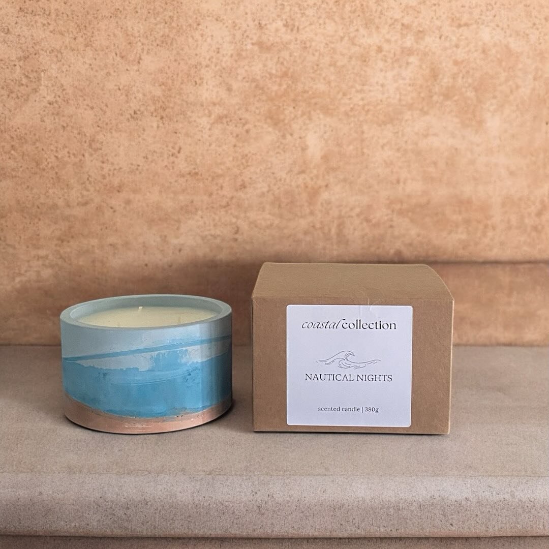 Set sail for cozy vibes 🌊✨ Our Nautical Nights concrete candle brings the tropics to your space with a dreamy blend of pineapple, strawberry, and pear, perfectly paired with toasted sugar and creamy coconut. 🕯️ Your next escape starts here. 🌴