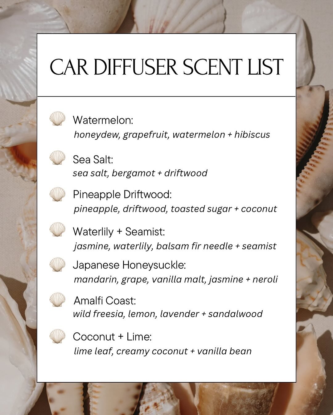 Warning: our car diffusers may cause excessive sniffing! Which scent are you obsessed with?
Launch date coming soon π
.
.
.
#roadtrip #carfragrance #boho #coastalliving