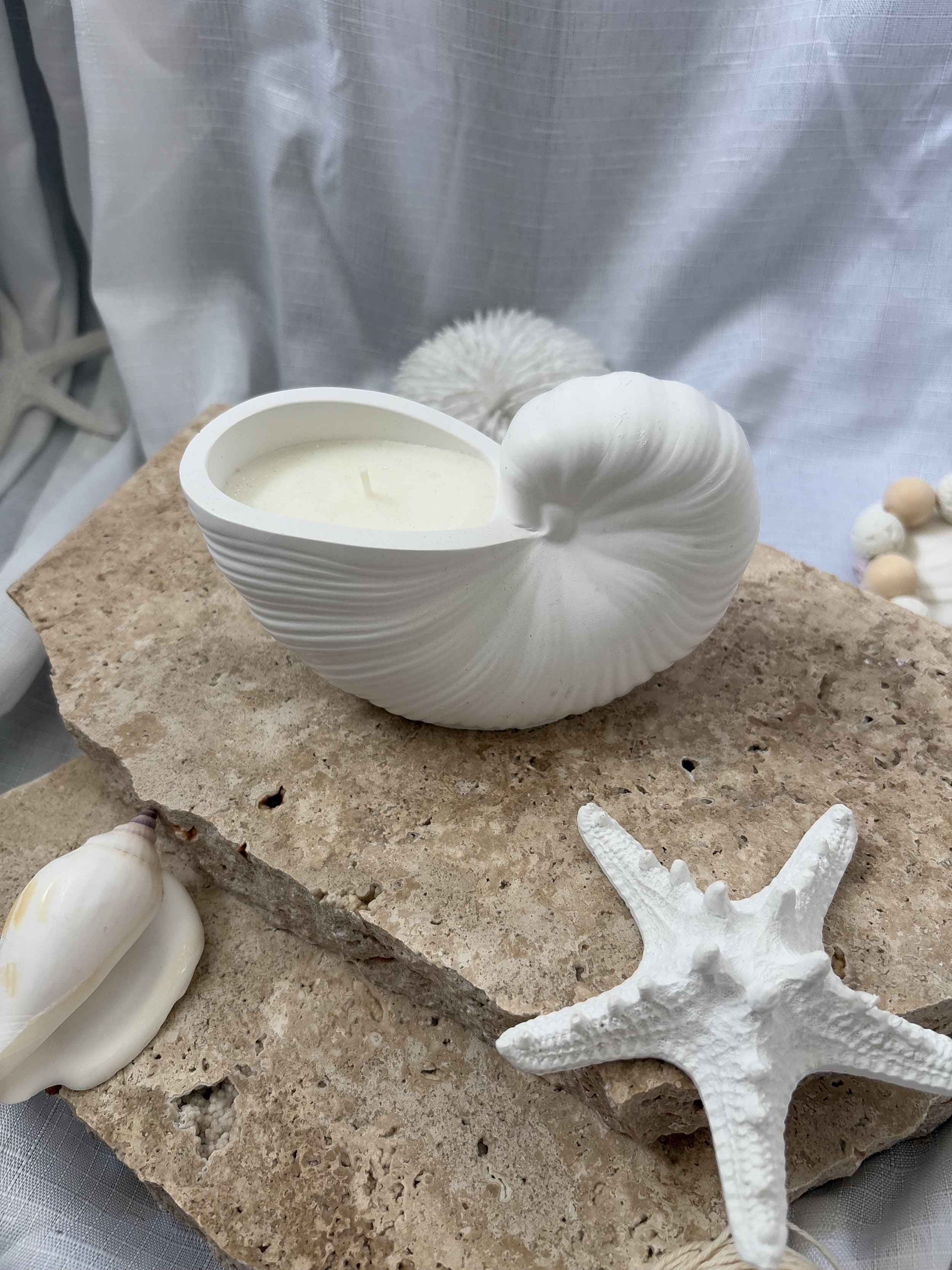 Coral Curl Candle