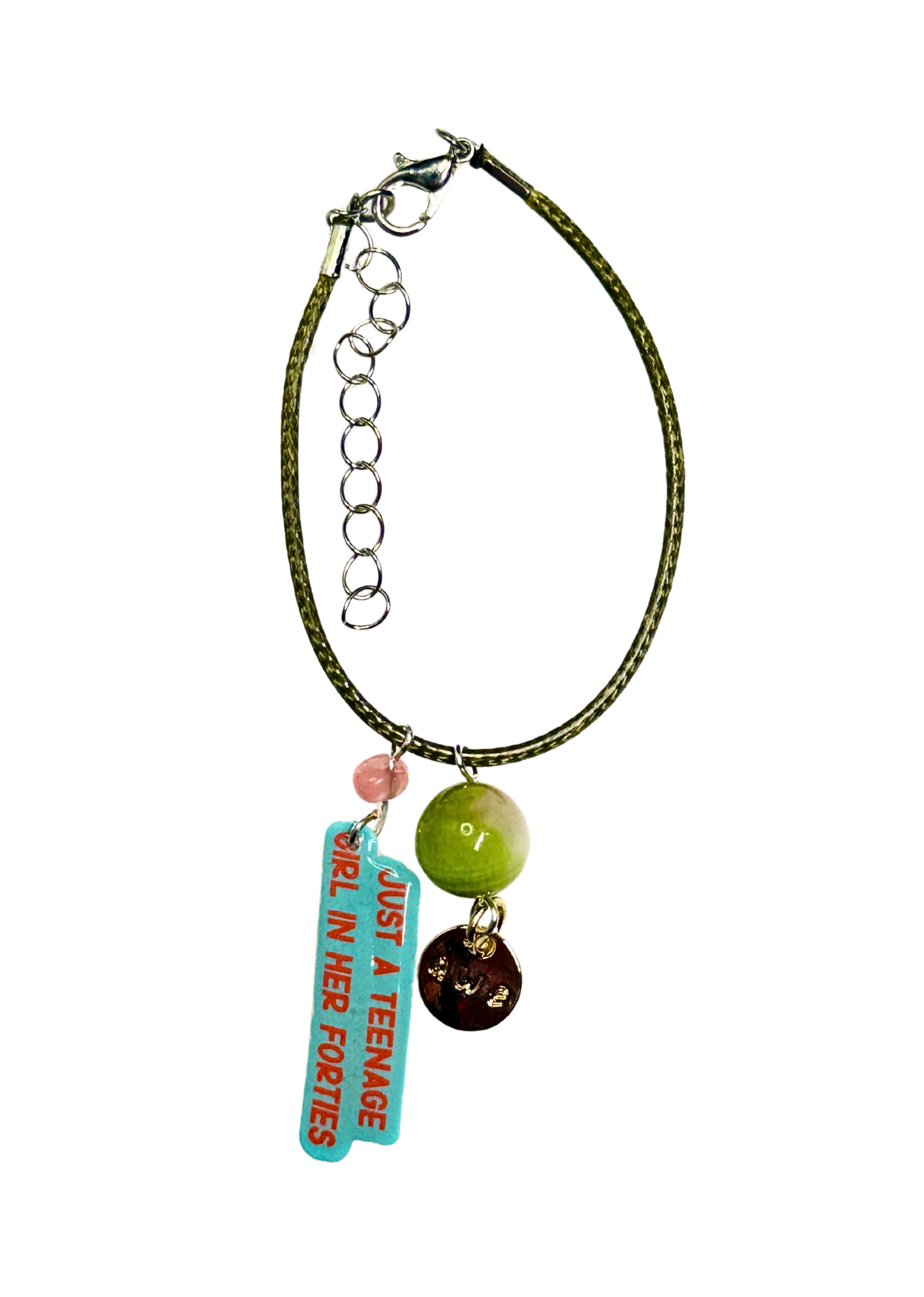 Just a Teenage Girl in Her Thirties string bracelet (Copy)