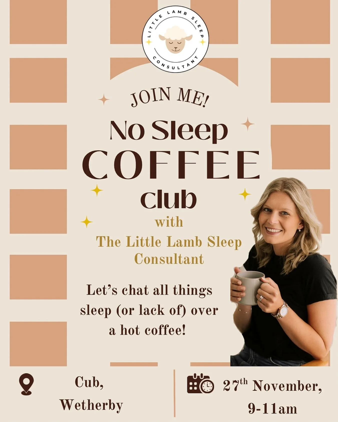 ☕️ Welcome to the No Sleep Coffee Club 🥱

A safe space to come and have a chat about your little one&rsquo;s sleep, have a hot coffee and a relax. 

This weeks topic is &ldquo;Nightmare Naps and Nap Transitions&rdquo; but I&rsquo;ll be here to answe