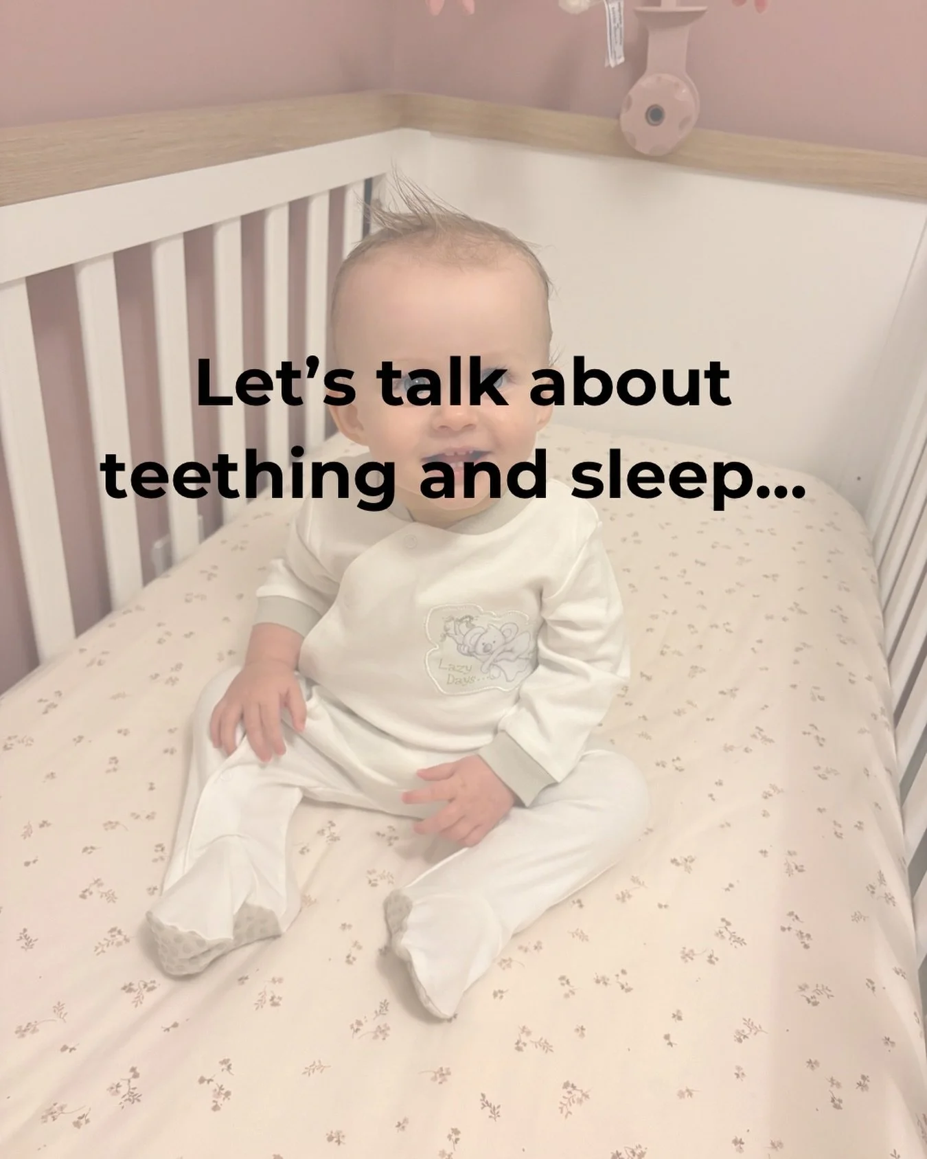 Teething has been hot topic this week with lots of parents saying it&rsquo;s disrupting their little one&rsquo;s sleep! I know when I spot those rosey cheeks or the extra dribble, we brace ourselves for a few rocky nights!

Teething can disrupt sleep