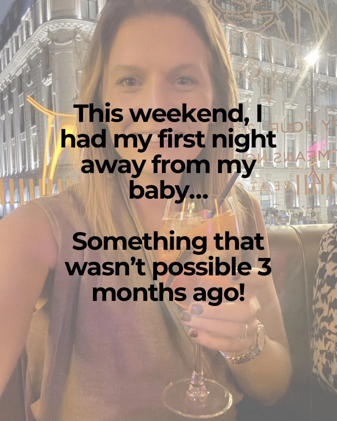 This weekend, I travelled to London for a Sleep Conference with @thesleepconsultantacademy (mixed with a some wine related fun of course!). But this was only possible because a few months ago we made changes to baby girls sleep and I stopped feeding 