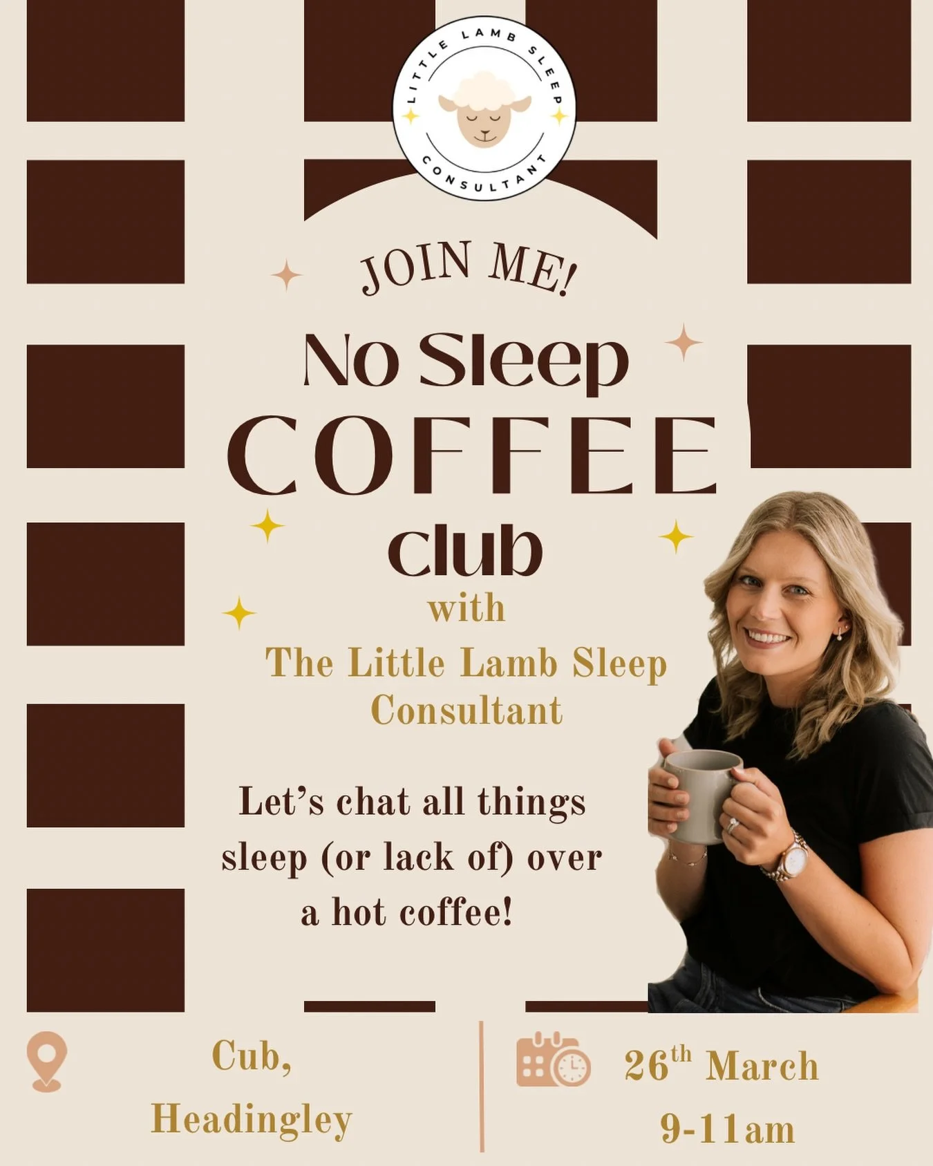 @the_cub_family Headingley, I&rsquo;m back! 

It&rsquo;s been a while due to winter illnesses, but I&rsquo;m back to talk all things sleep - whether it&rsquo;s night wakes, early starts, the clock change or bedtimes that take forever&hellip; come alo