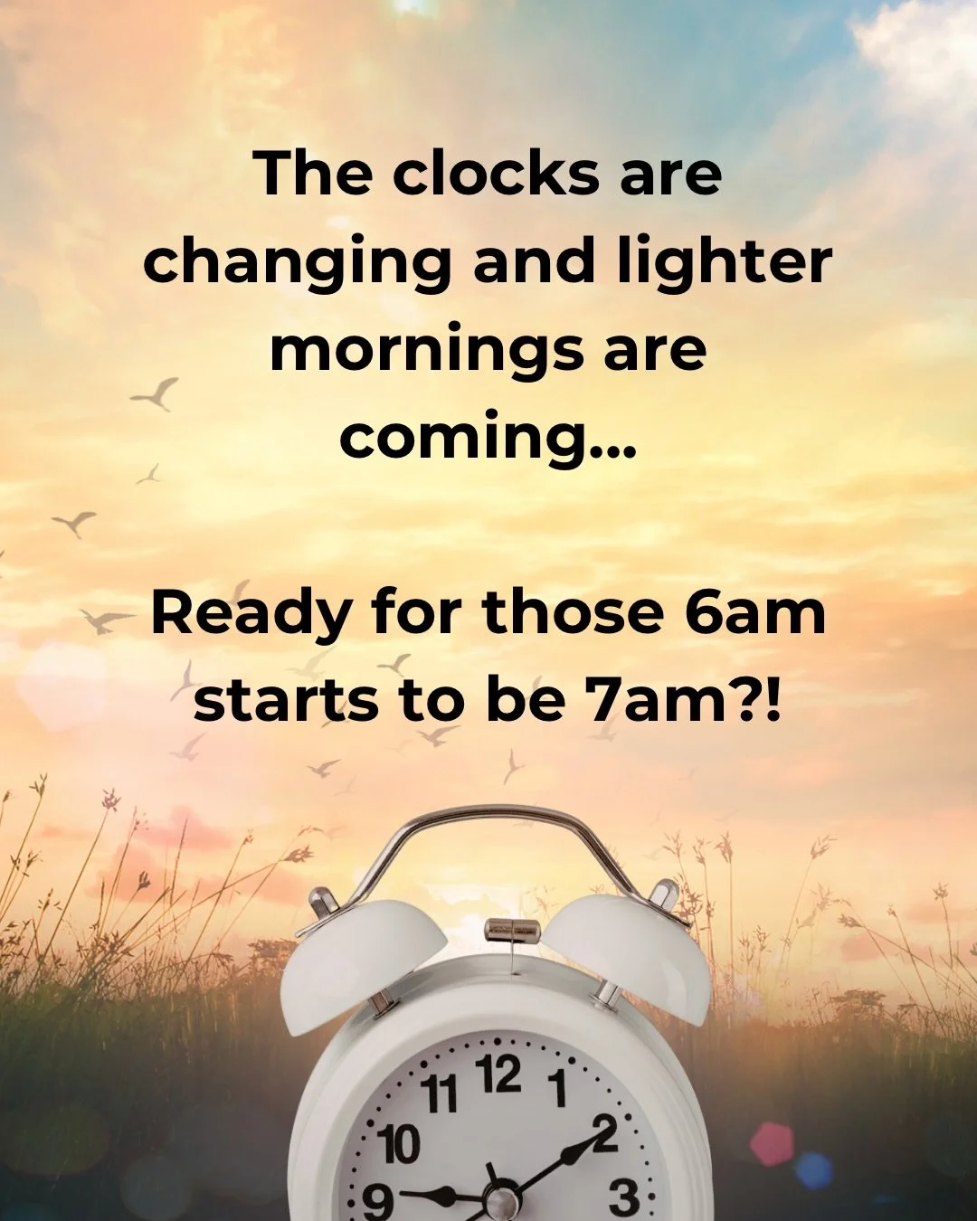 The clocks are finally going forward this weekend! Here are 3 ways to help your little one make the transition&hellip;

1) Do nothing and ride it out - best for little ones who can tolerate changes to routine or those early risers! 

2) Half and half