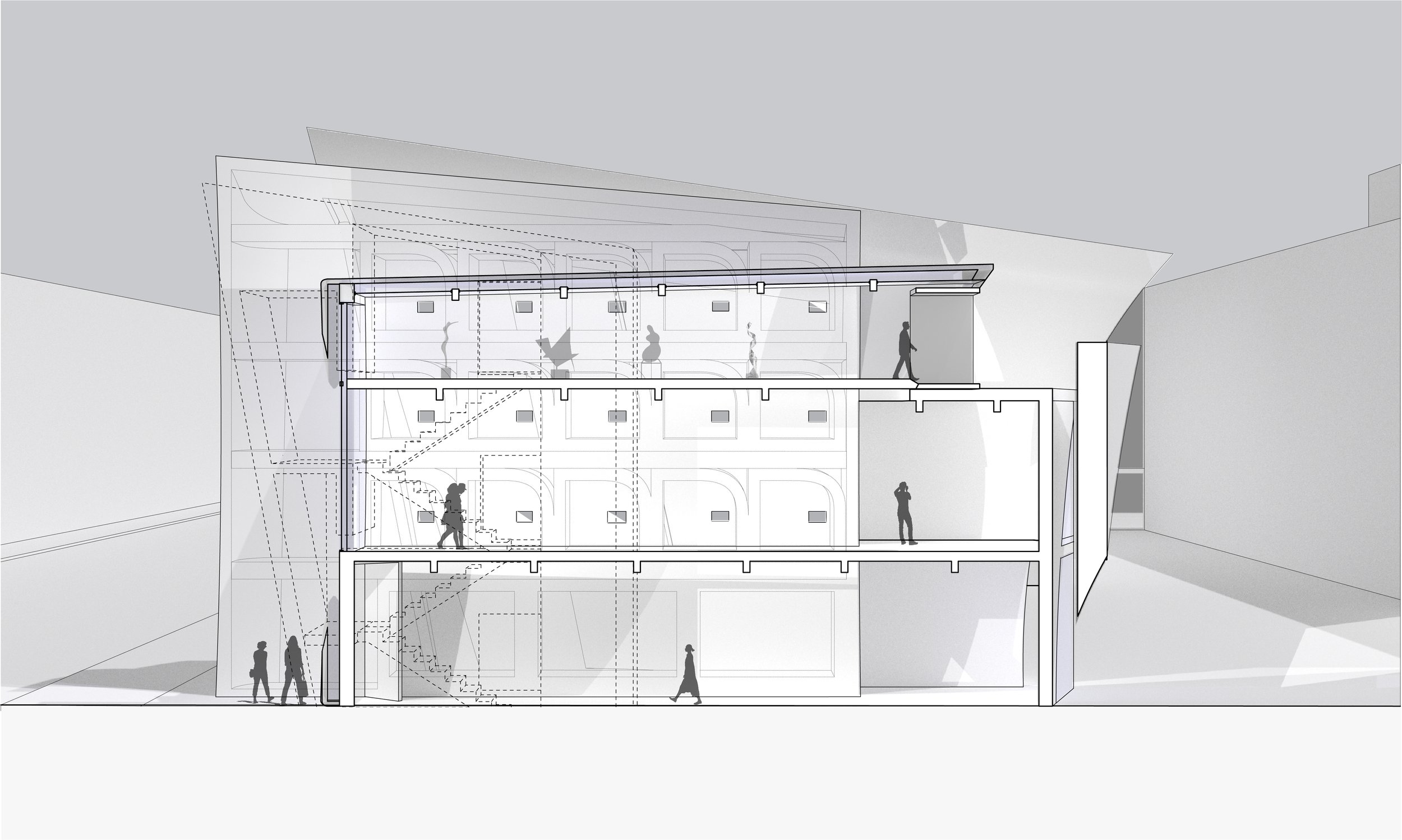 Long Section Perspective