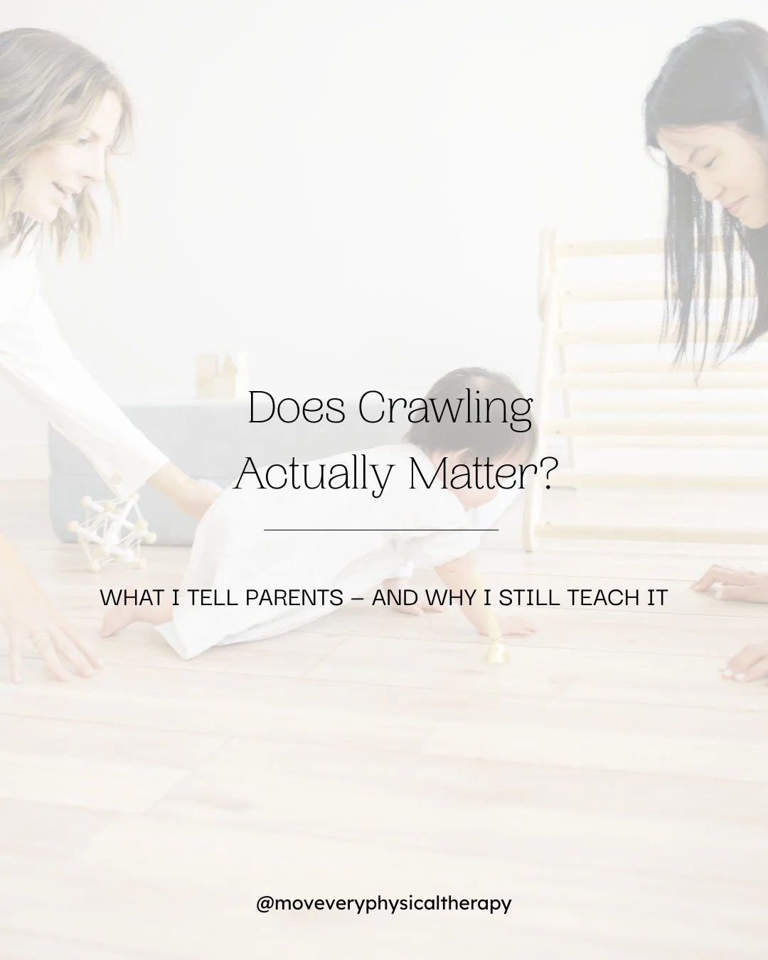 Does crawling actually matter? In 2022, the CDC updated its developmental milestone checklist, and crawling was no longer on it.

For most parents, it was a non-event. A policy update buried in a checklist few families ever look at. But in the pediat