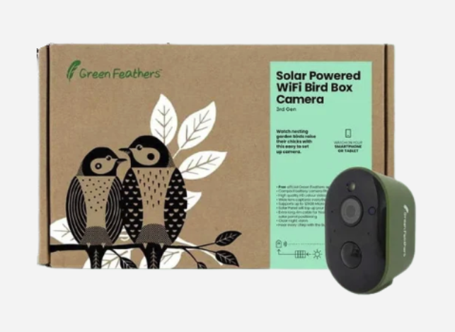 Solar Powered WiFi Bird Box & Wildlife HD Camera