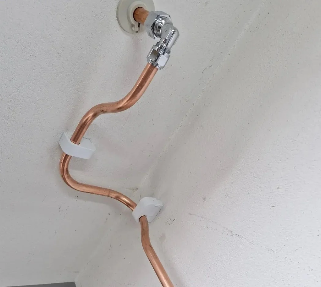 Snygg rördragning utan skarv ger en säkrare och billigare installation.