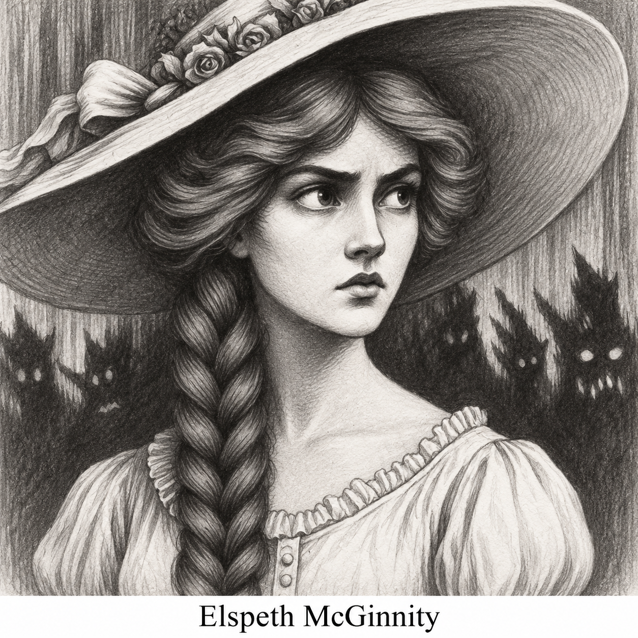 Elspeth McGinnity, from Fireside Horror by P A Sheldon