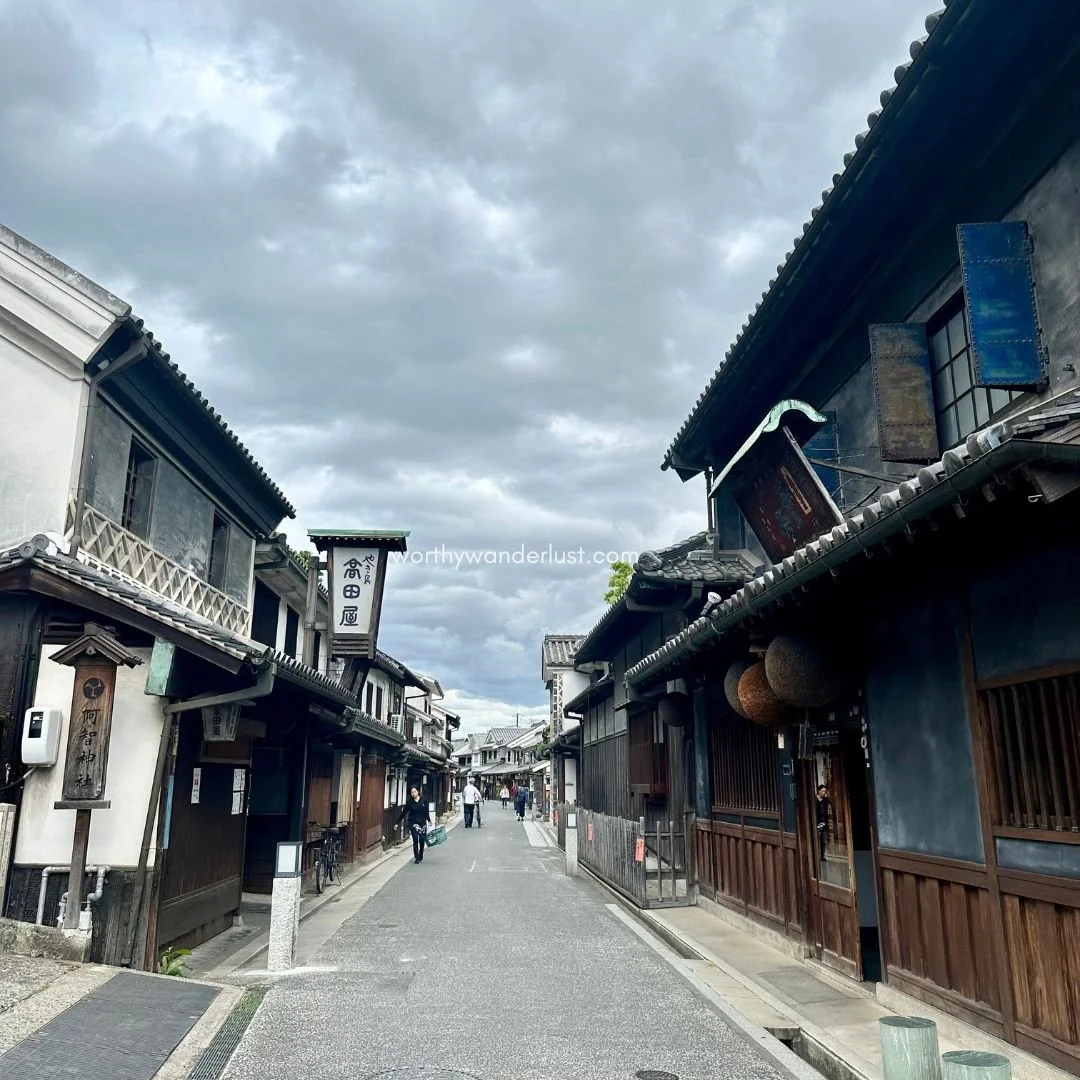 Bikan HIstorical Quarter with preserved homes that look like a film set