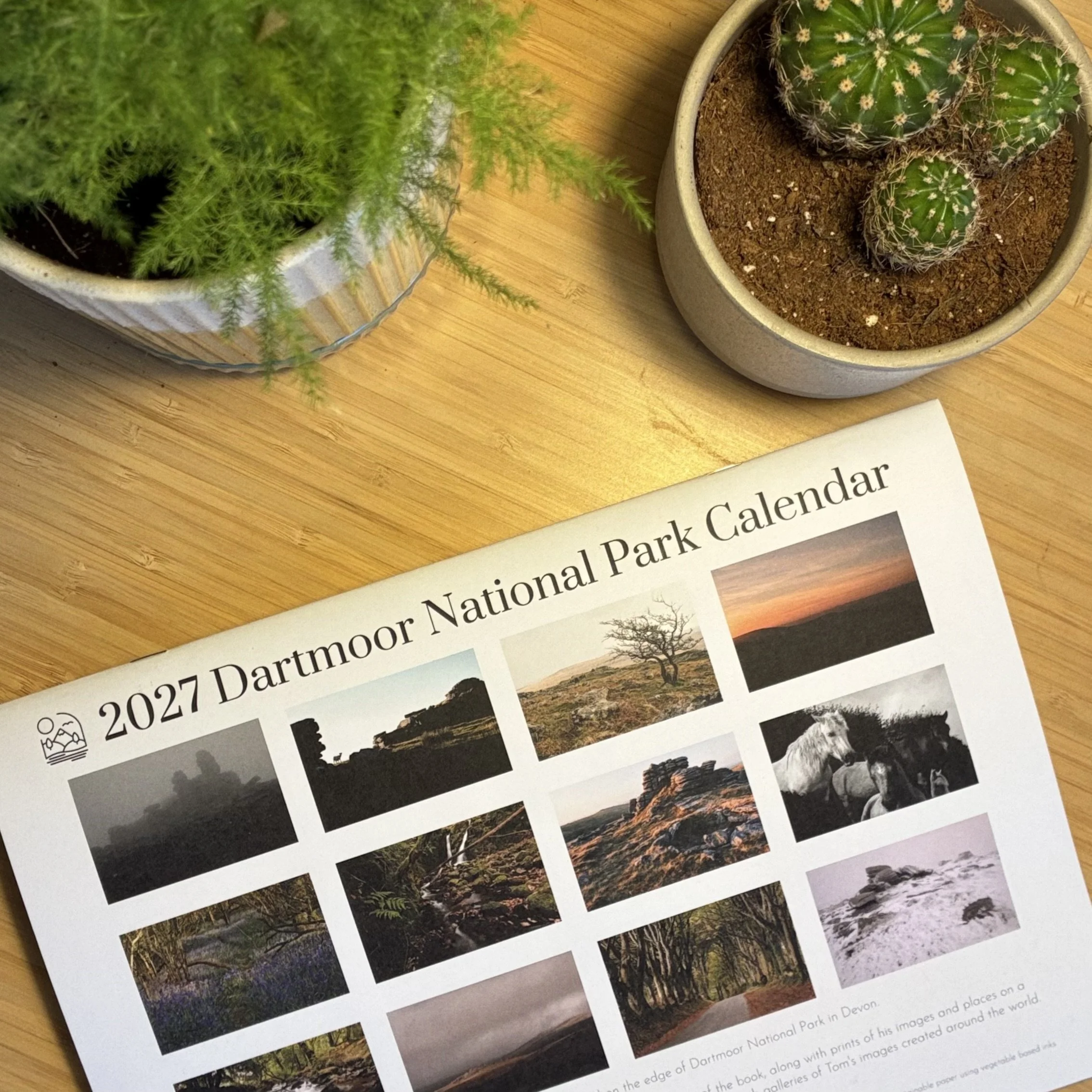 2027 Dartmoor National Park calendar