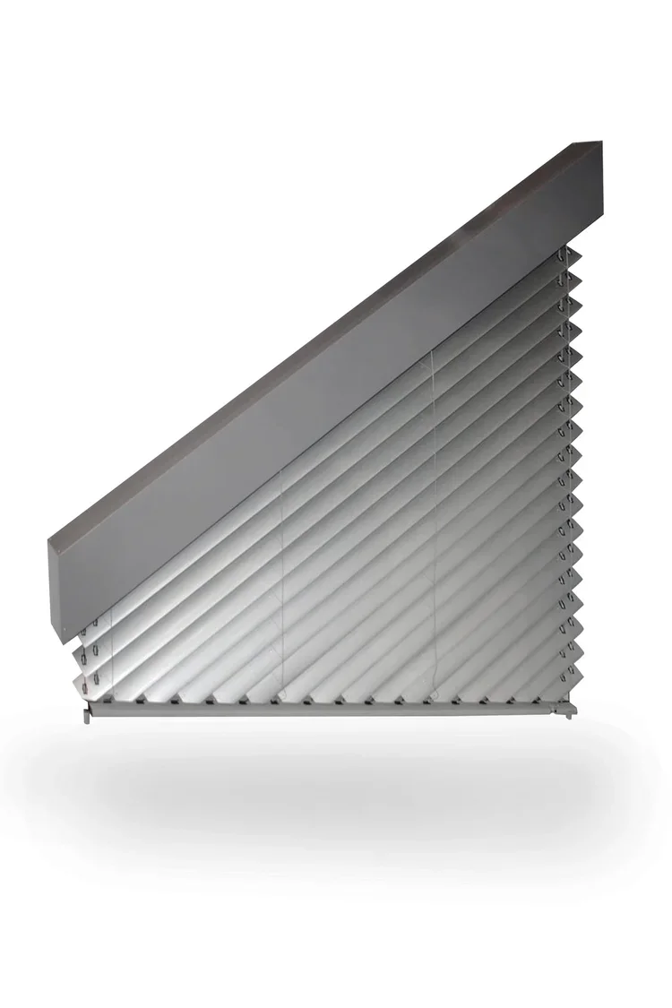 Šikmé prevedenie exteriérovej žalúzie- detail.