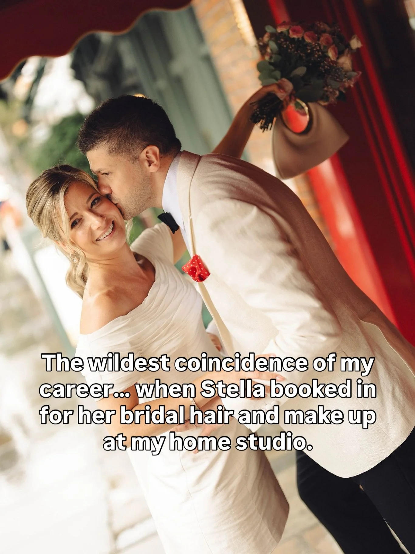 Story time - grab a snack this one is wild ✨

Stella came to my studio bright and early for her hair and make up before heading to London for her legal ceremony back in September. Her maid of honour came along too, chatting away in French and when I 