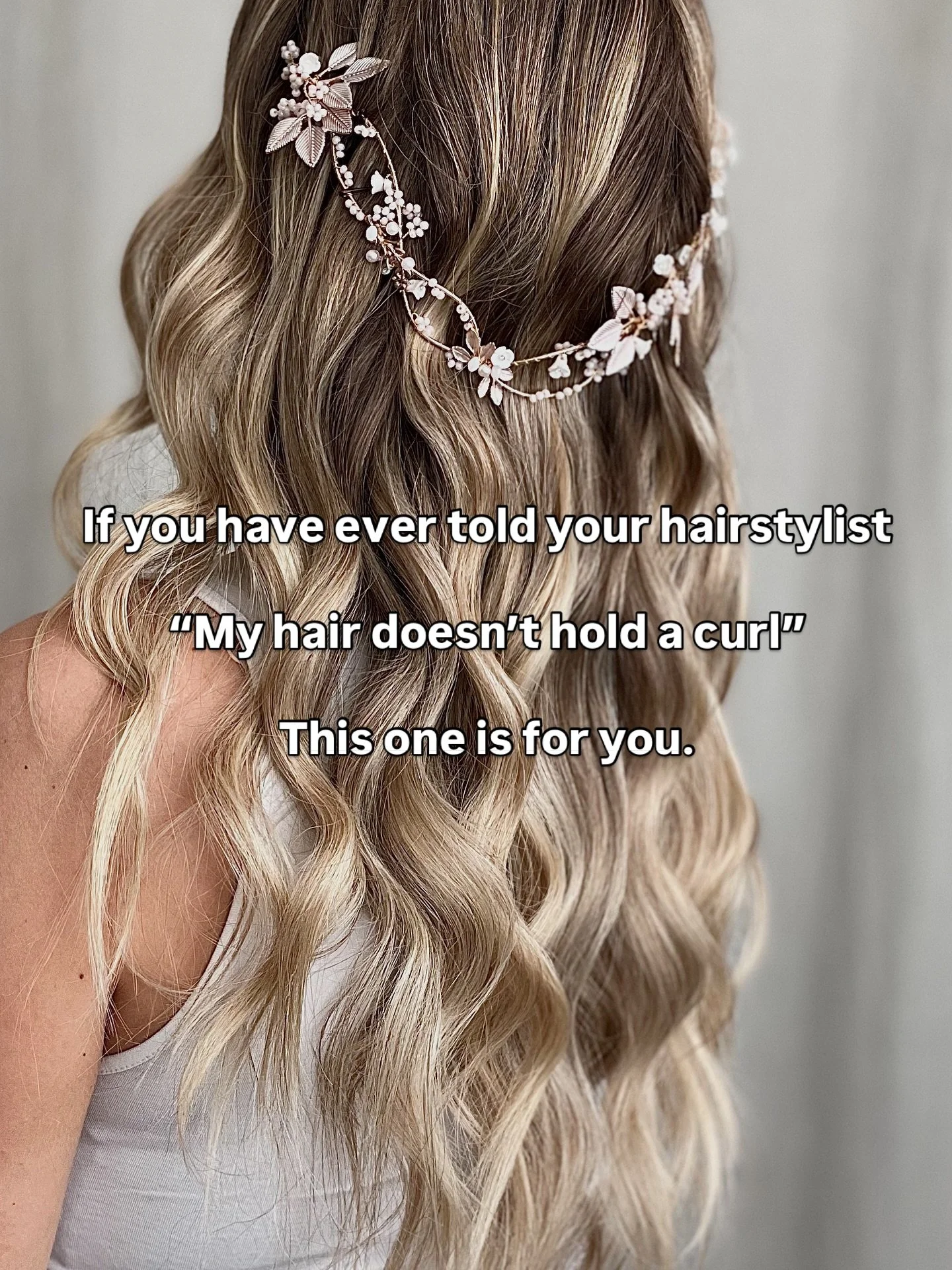 When a client says &ldquo;my hair never holds a curl&rdquo;, I hear &ldquo;challenge accepted&rdquo;. 😅😆

Honestly this is something I hear all the time, certain hair types will have a harder time making curls last&hellip; but with the right hair p