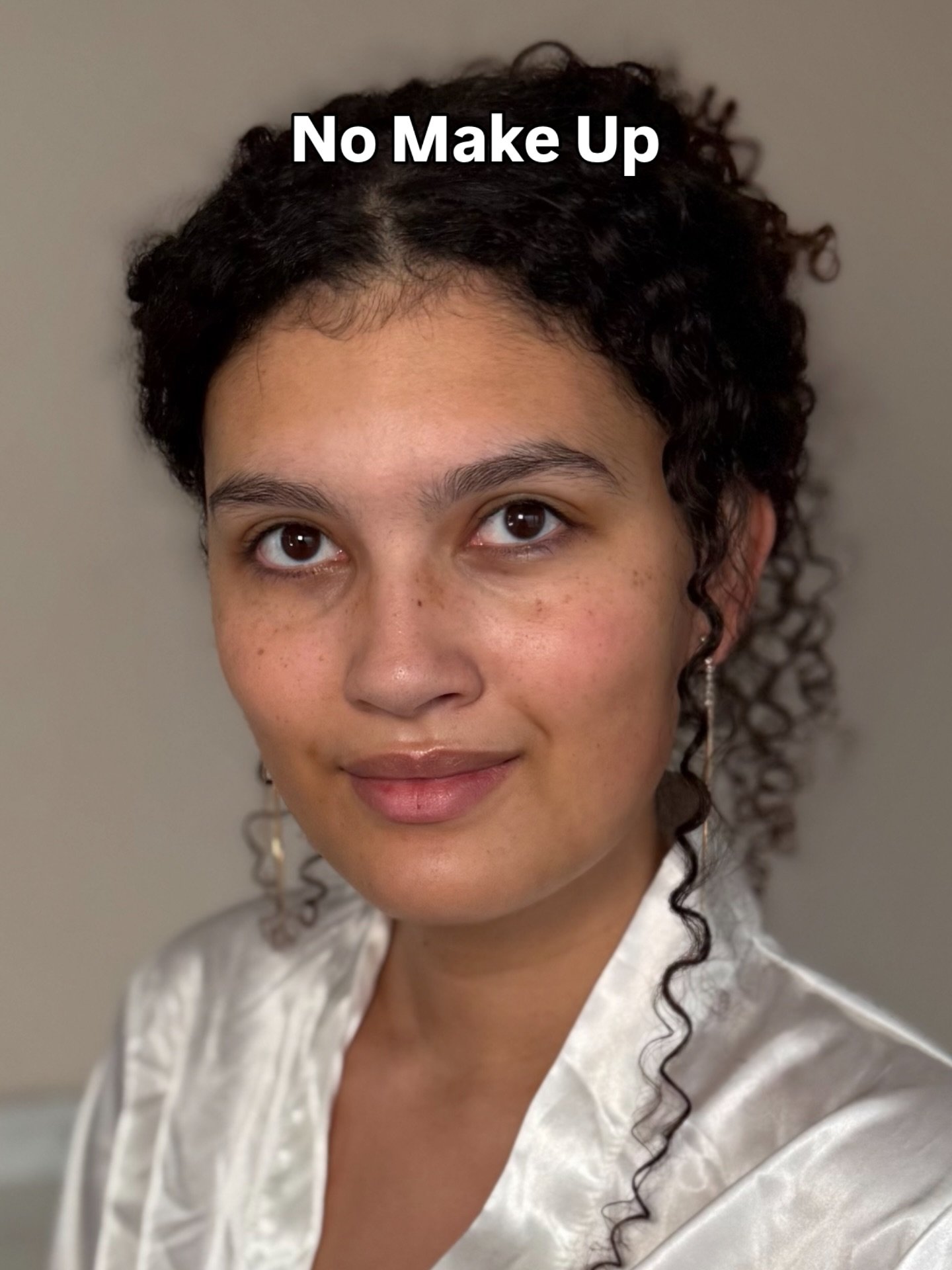 Same face ~ three different looks&hellip; showing you that make up can be exactly what you want it to be. 

Natural Make Up ~ gentle contouring, enhancing eye shape, freckles on show, natural &lsquo;flush&rsquo; blush colour, lip balm finish

Soft Gl