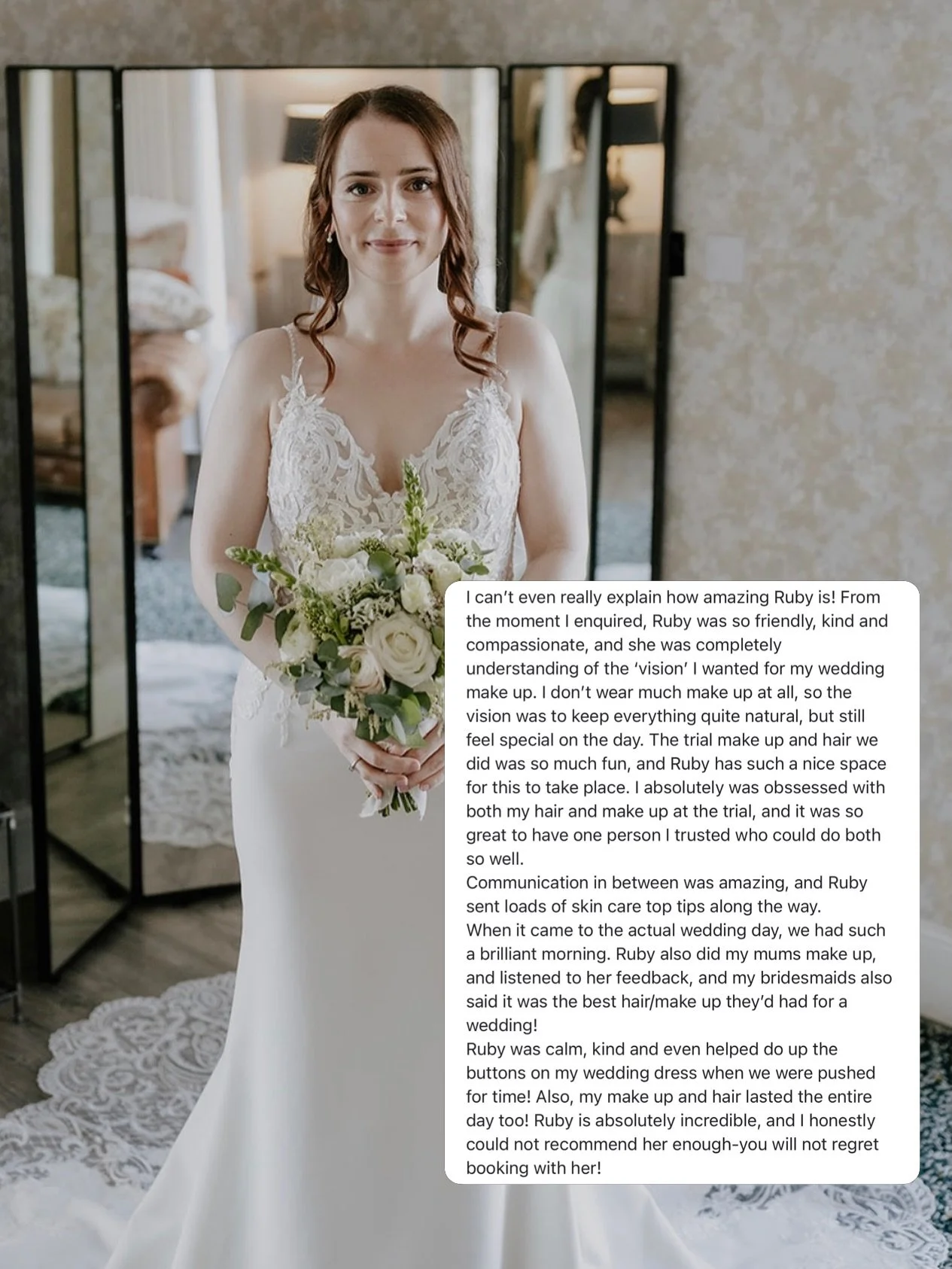 💍✨ Esther ✨💍

The most perfect bride from the moment she enquired with me, I could tell she had put her full trust in my bridal services ✨

Esther&rsquo;s a pale skin girly and not a big make up wearer she was so worried about looking overly made u