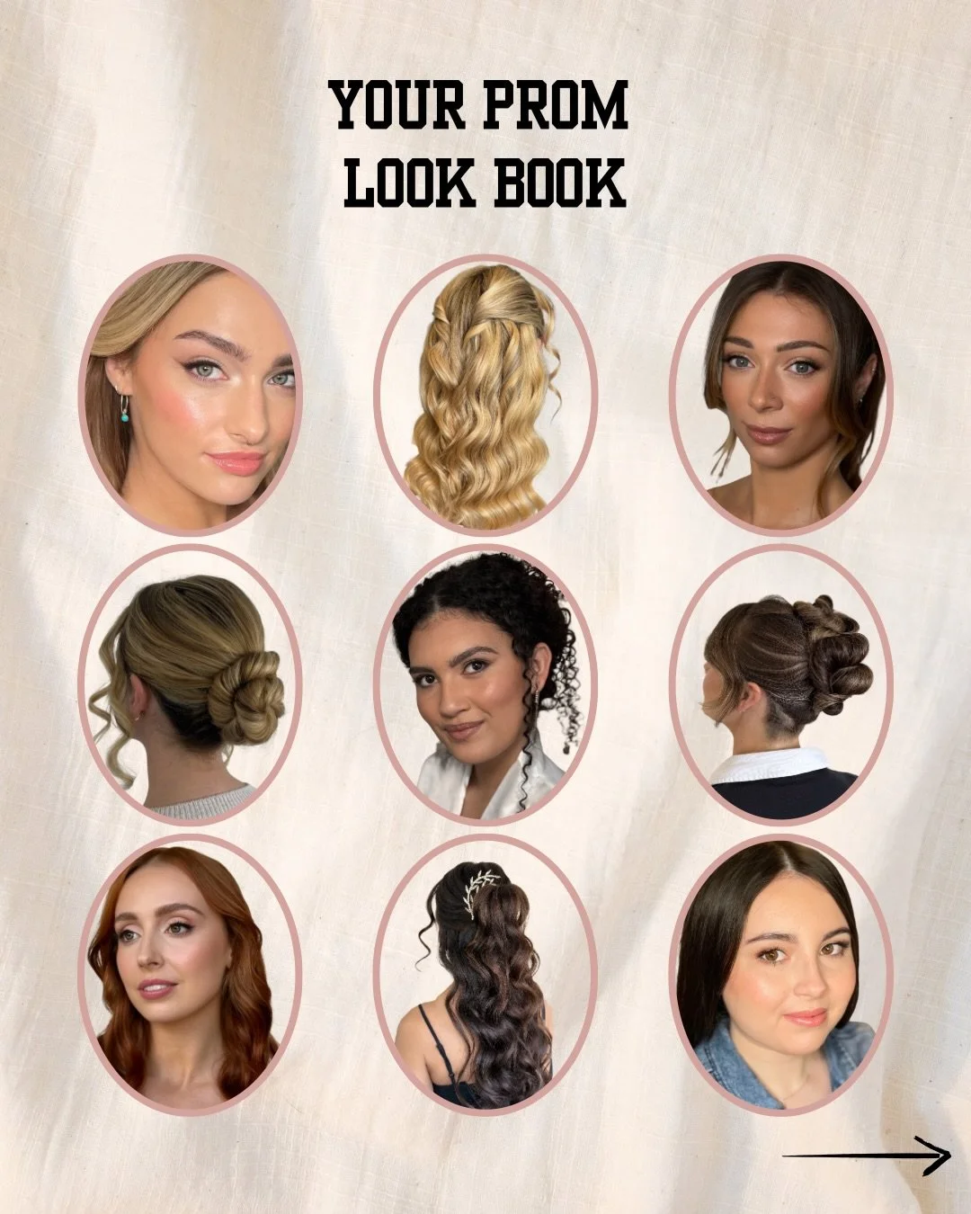 PROM INSPO ✨🎀☁️

If I was heading to my 2026 leavers prom&hellip; this would be the vibe 

Consider this your prom look book 📖 diary open for prom booking with slots filling fast. Get in touch to book 🫶🏻✨🪩