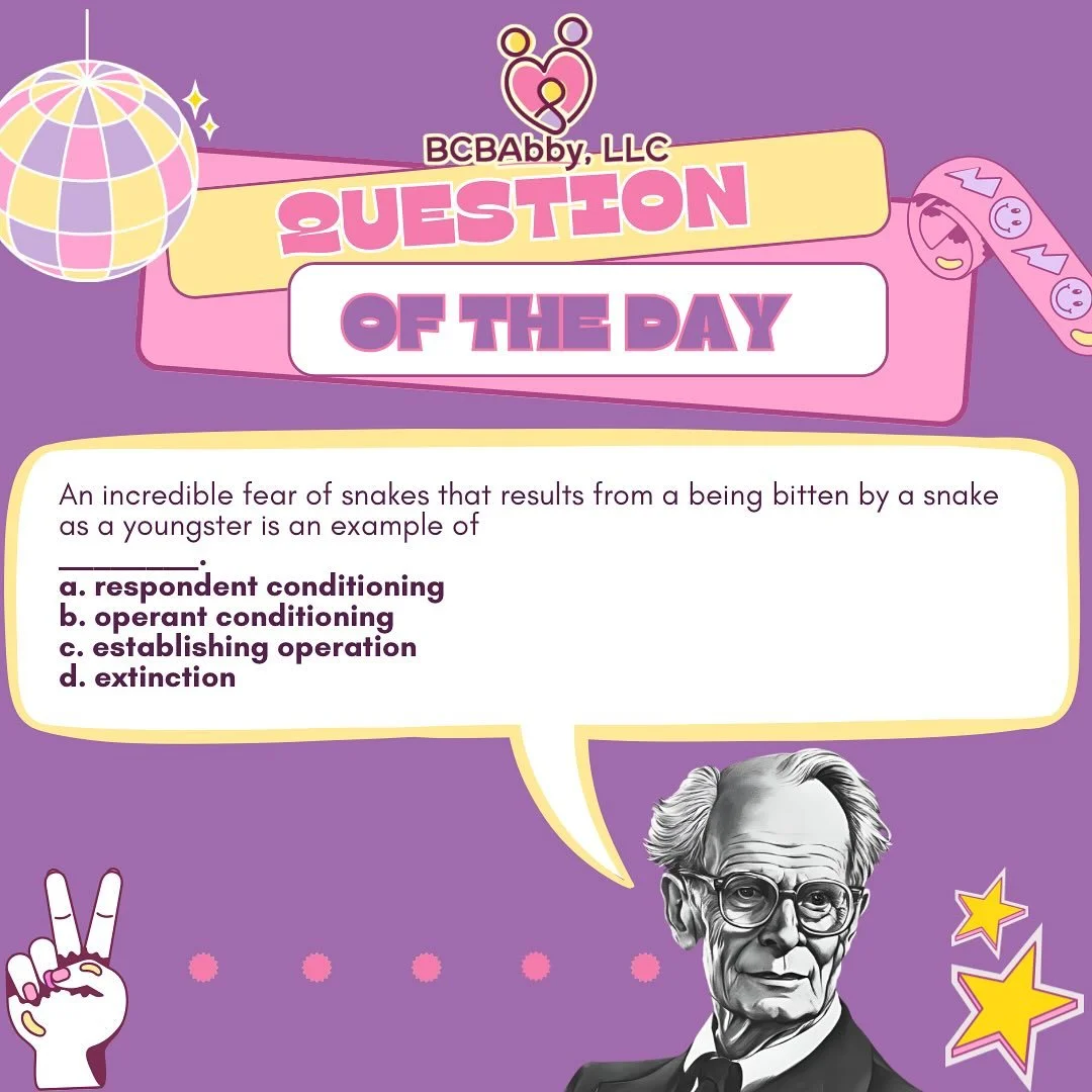 QOD❕Drop your answer in the comments 

#aba #bcba #bcbabby #appliedbehavioranalysis