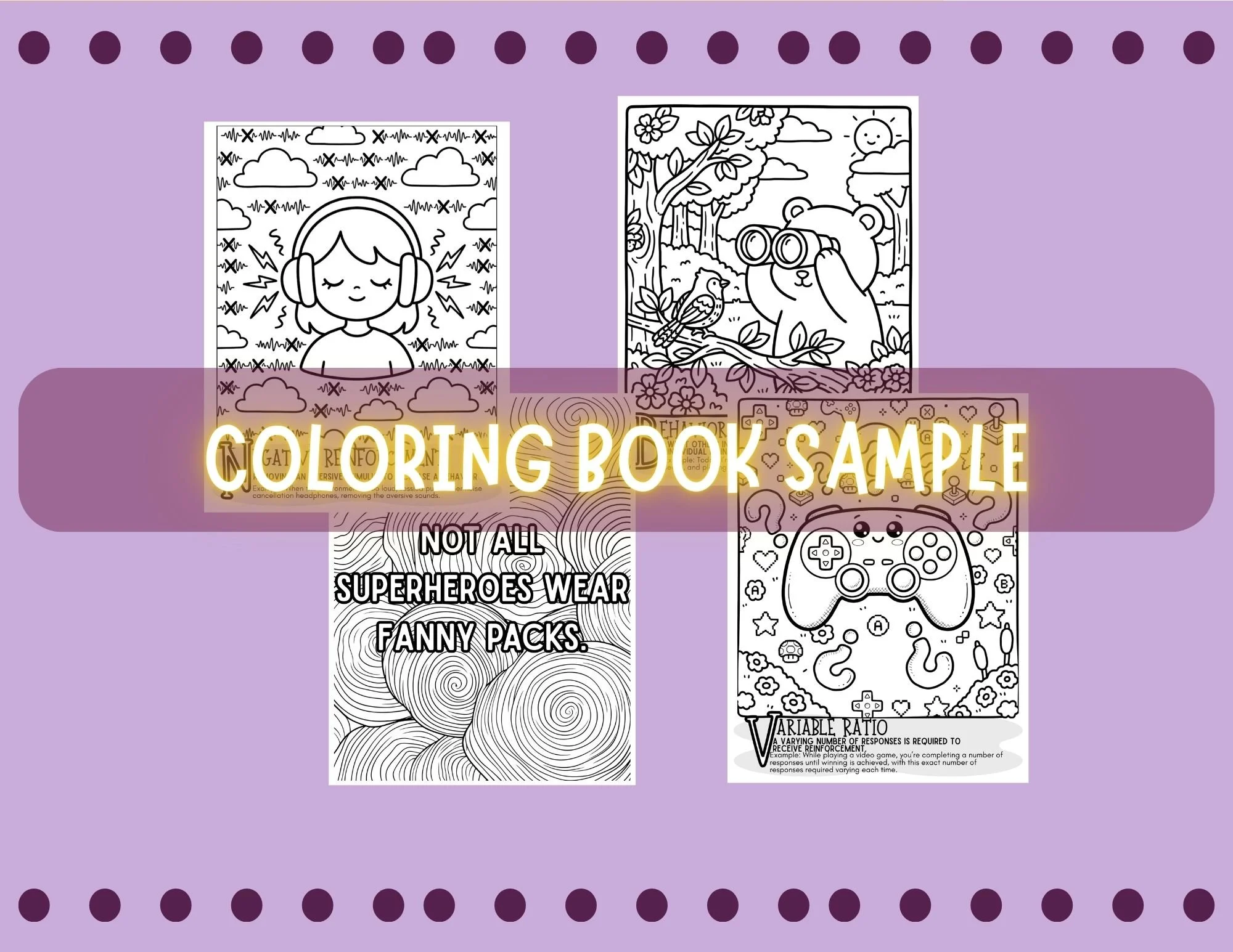 ABABCs Coloring Book Sample