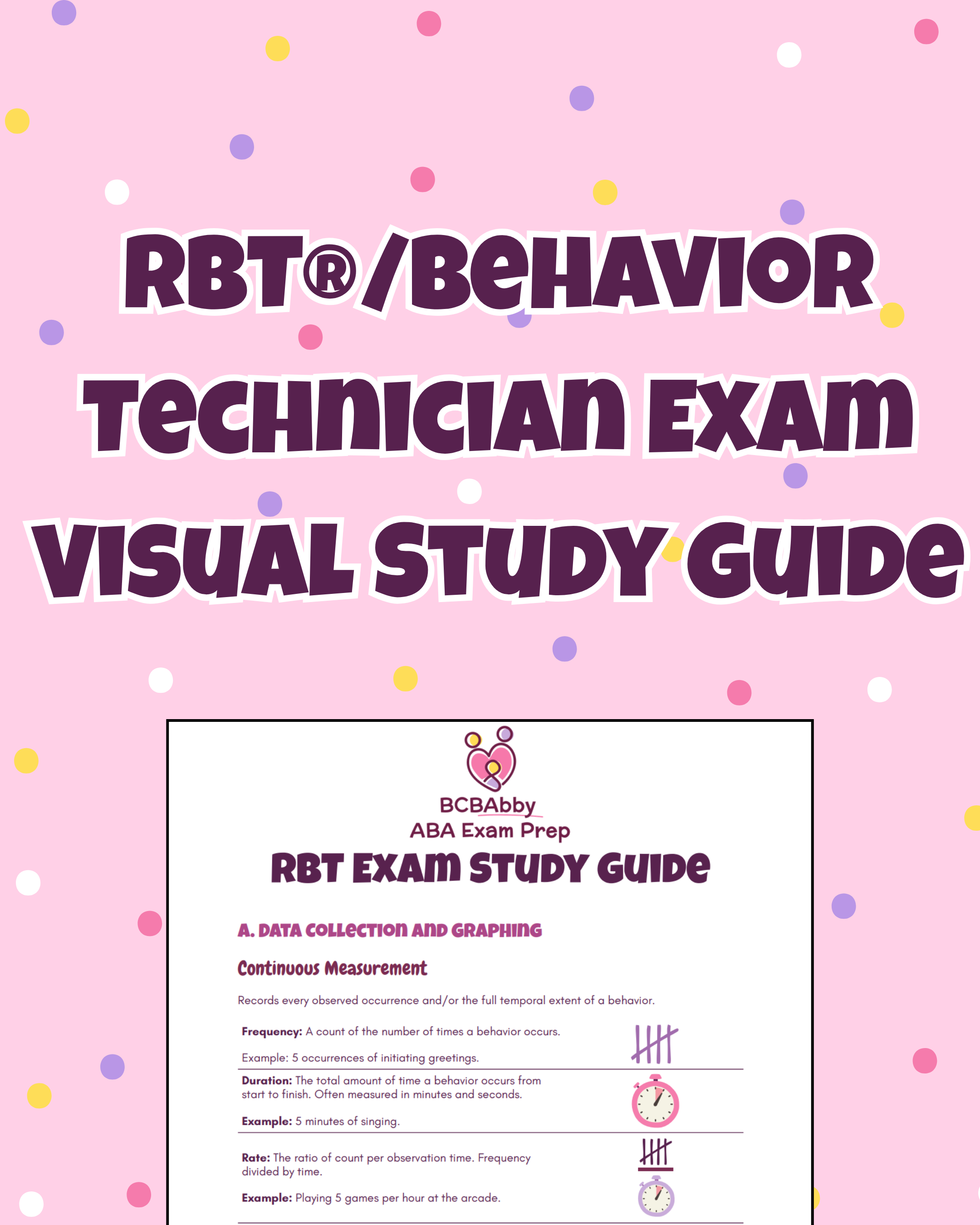 Behavior Technician/RBT® Exam Visual Study Guide