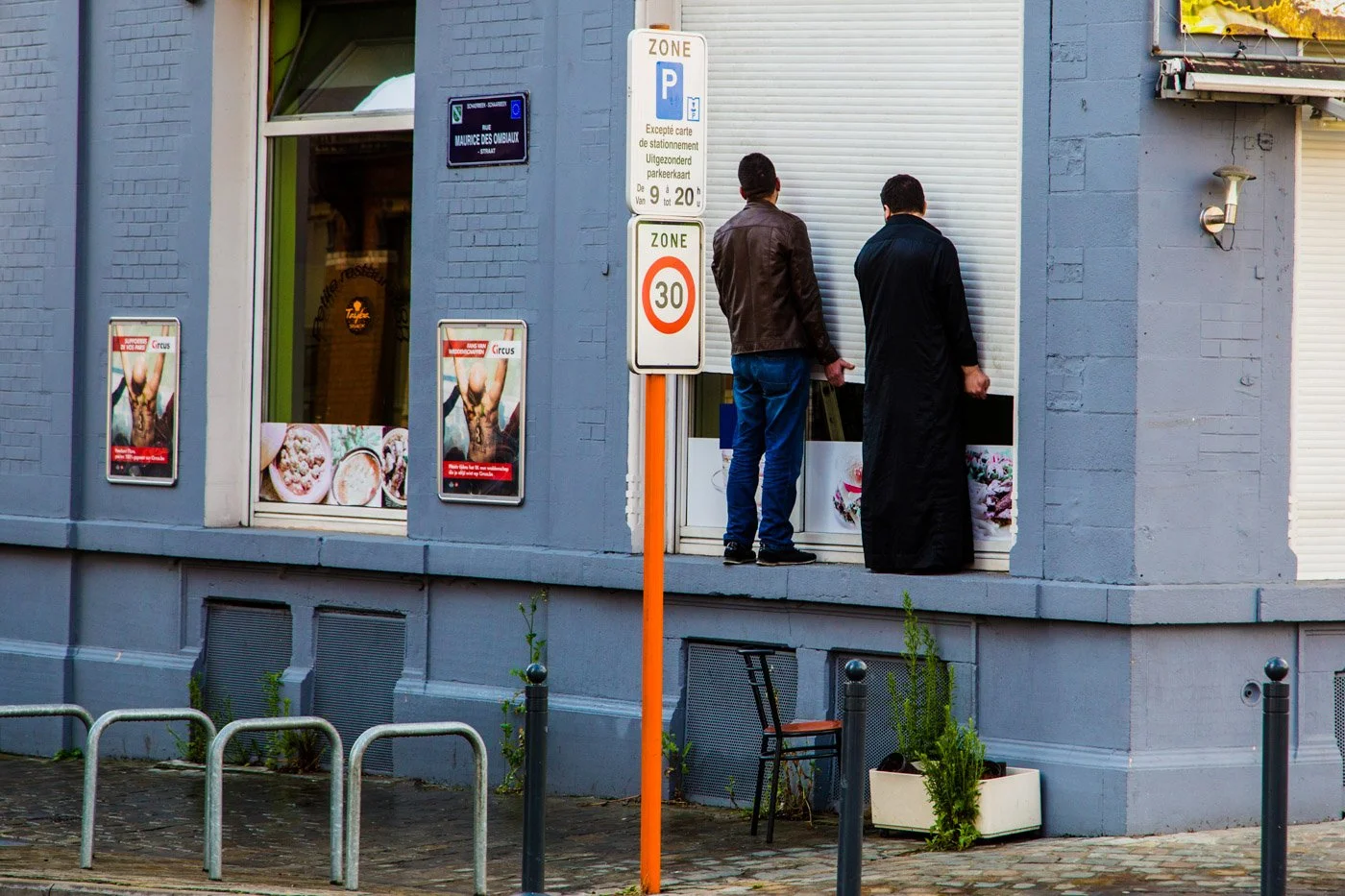 street photographer in Brussels