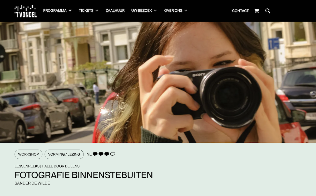 Discover Halle: Photography Workshop series (Dutch)