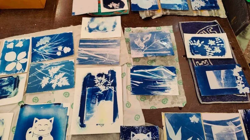Découvrez le tirage photo Cyanotype avec Sander Sunday