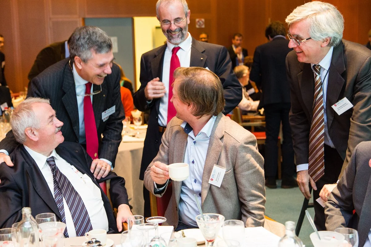people laughing during the event