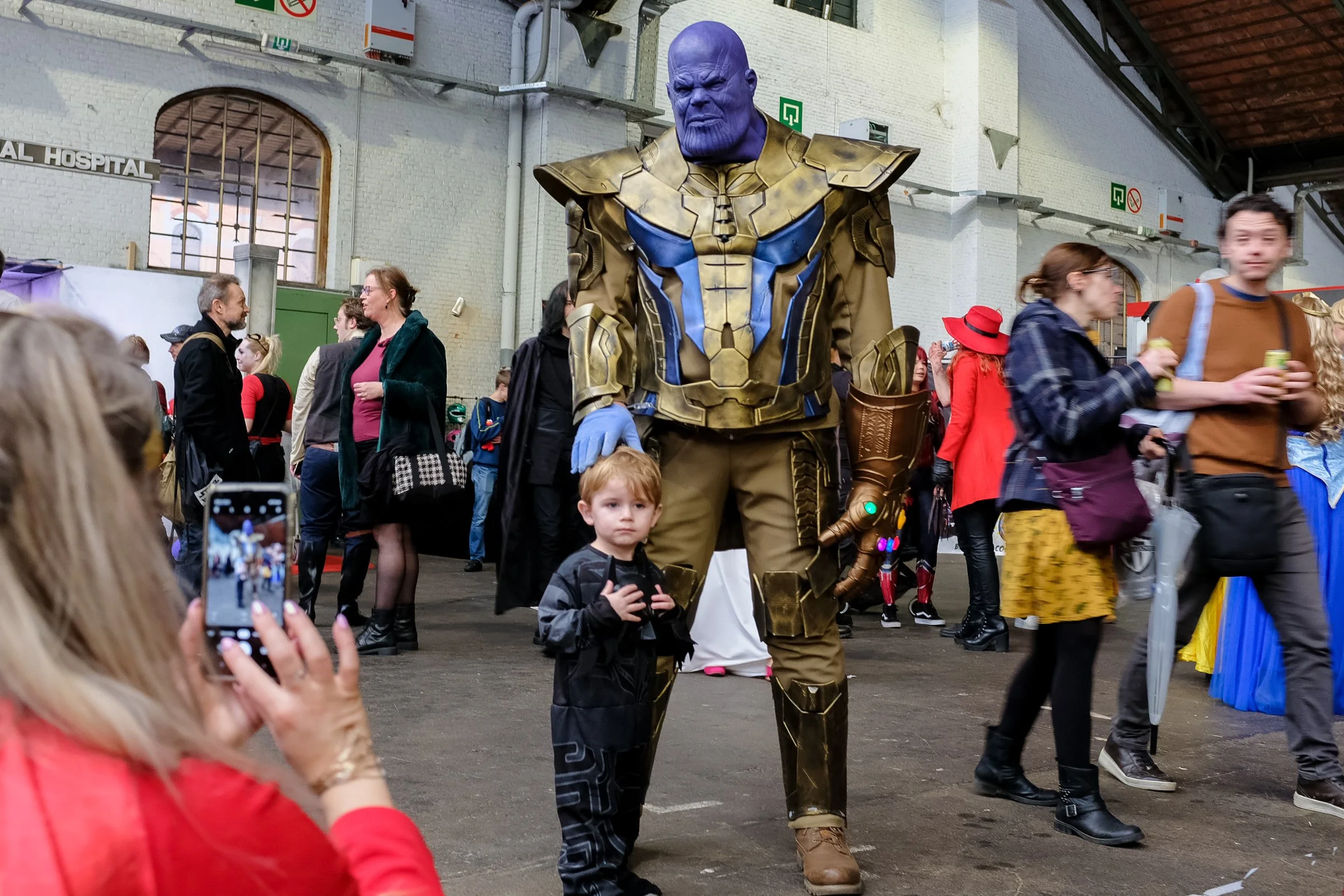 Comic con editie in Brussel Tour & taxis . 