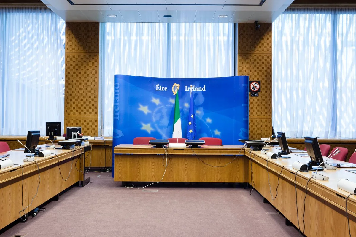 EU press rooms European Council meetings Brussels 2013