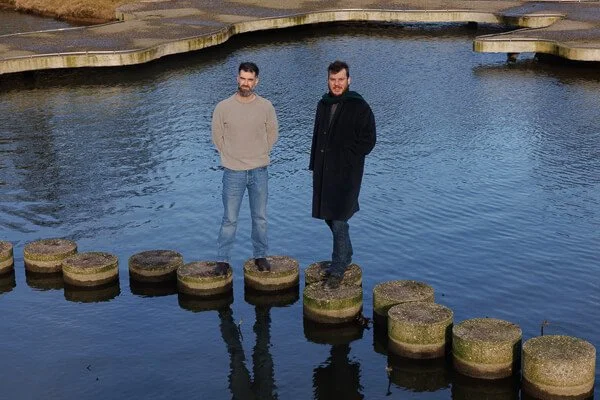 Portrait photographs for a magazine of two landscape architects