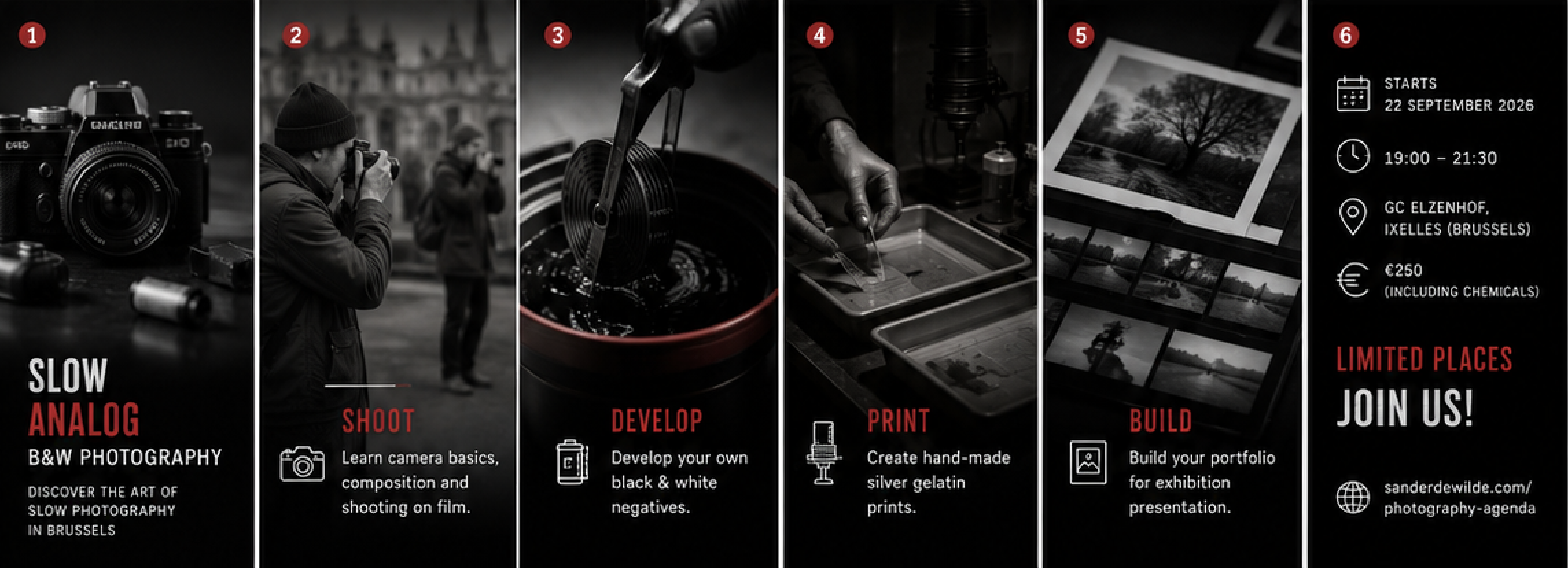 6 steps of analog photography learning