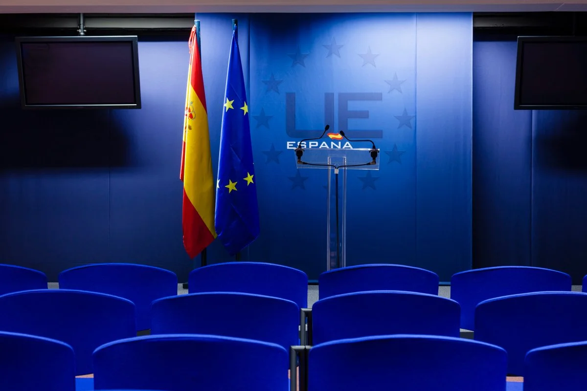 EU press rooms European Council meetings Brussels 2013