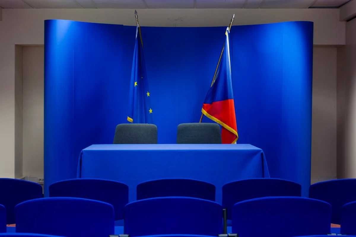 EU press rooms European Council meetings Brussels 2013